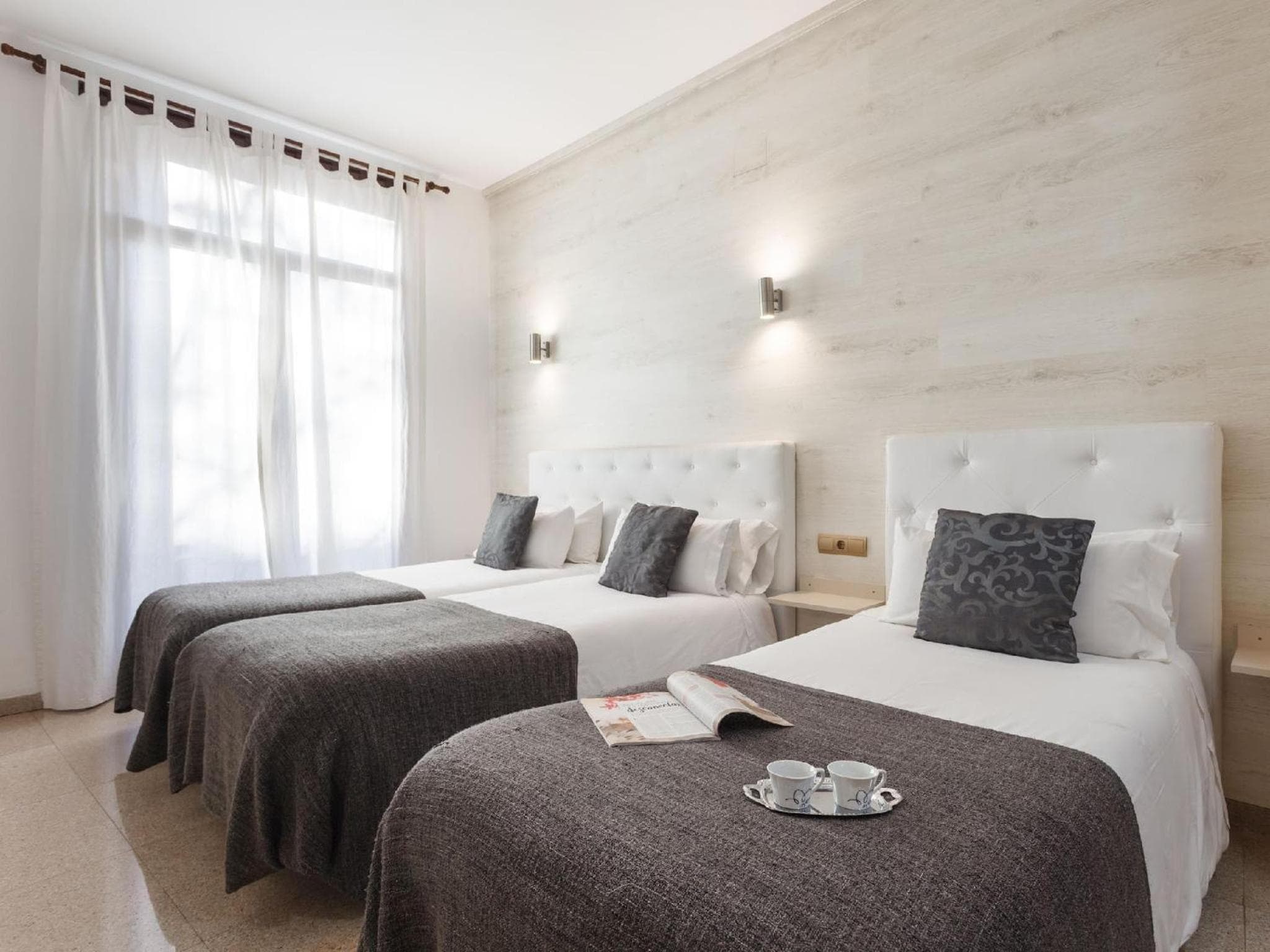 Hotel room at Aparthotel Rambla108
