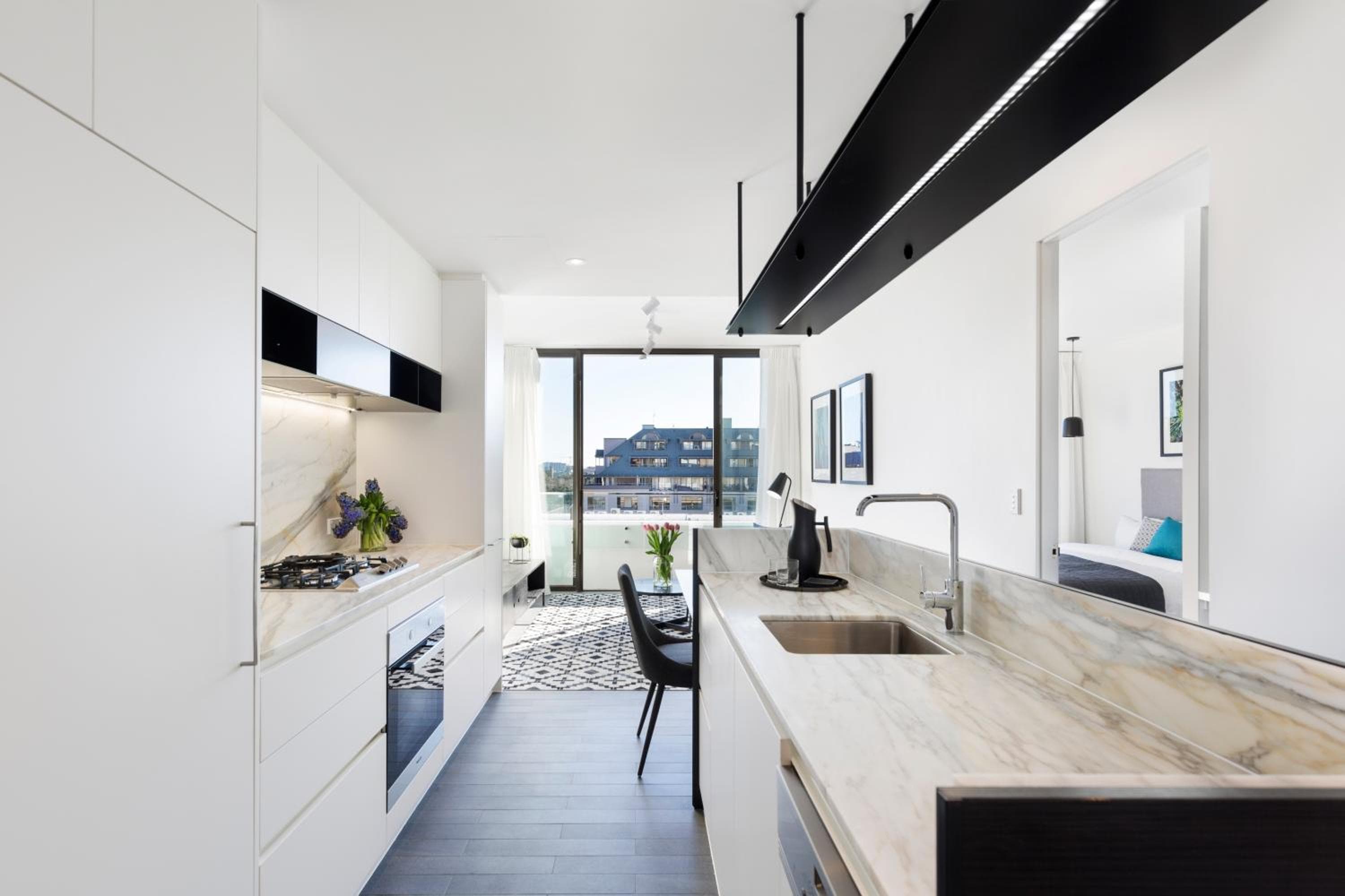 Kitchen at Botanik Apartment Hotel