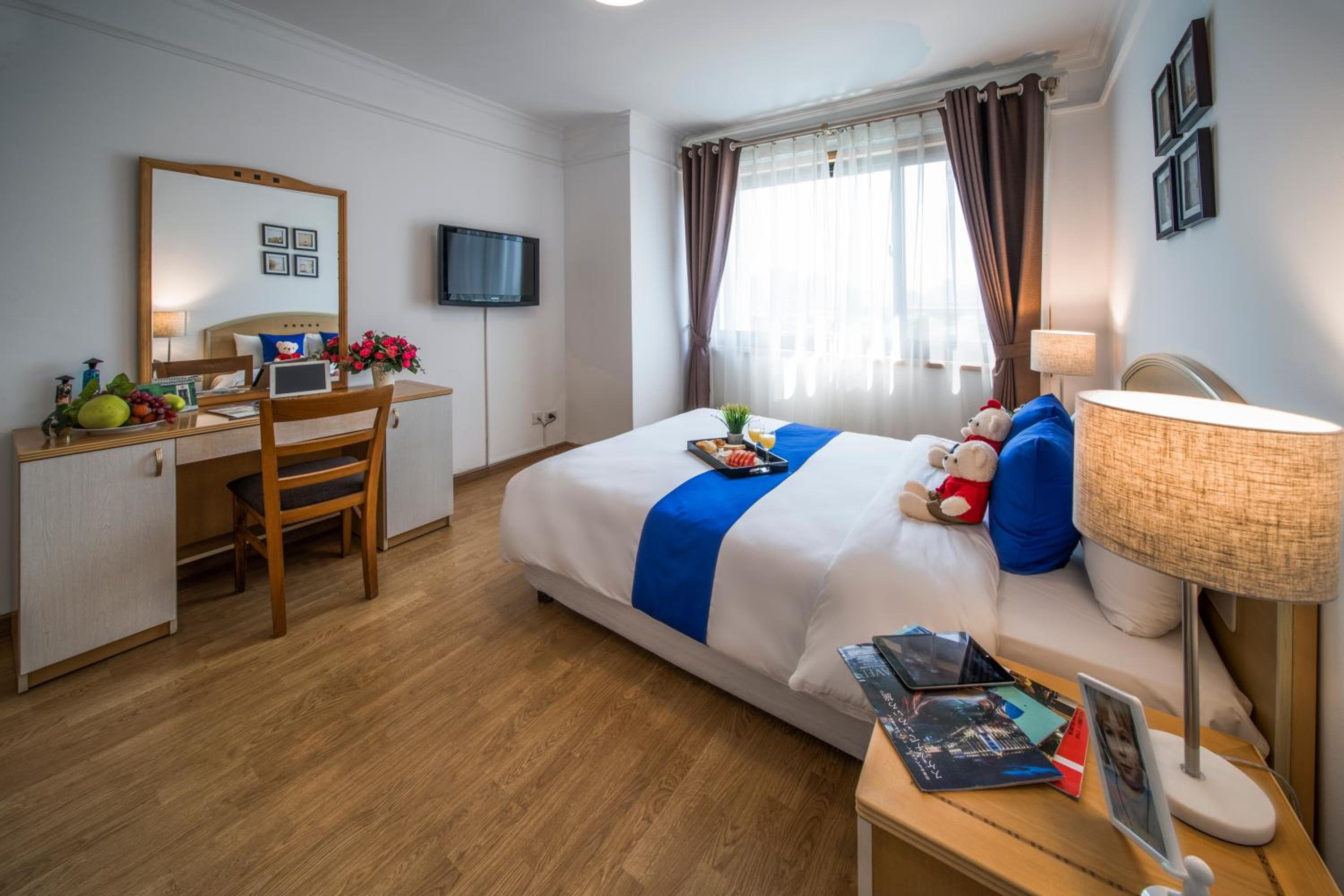 Hotel room at Rose Garden Residences