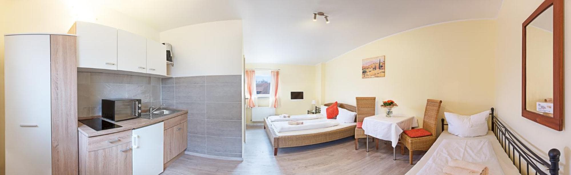 Hotel room at Pension & Appartments Landhaus Bettina Fulda