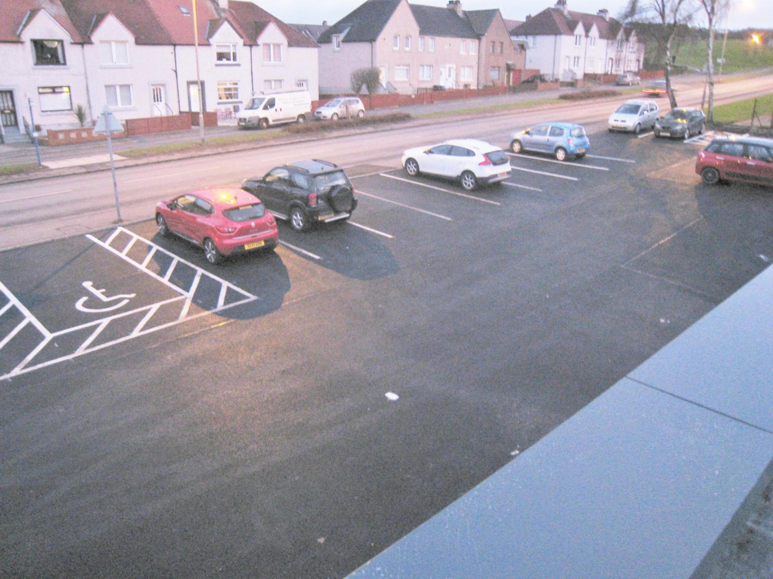 Parking at Newtown Apartments