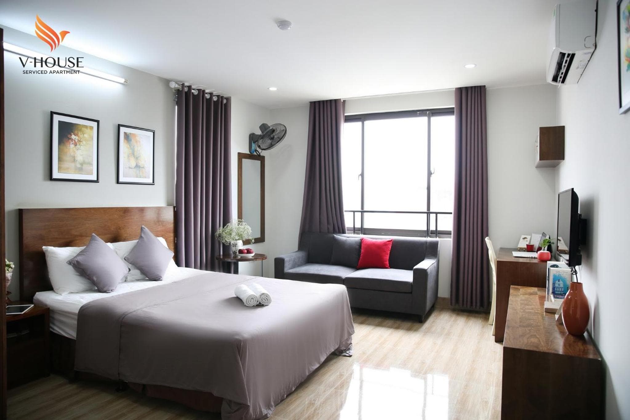 Hotel room at V House 6 Serviced Apartment