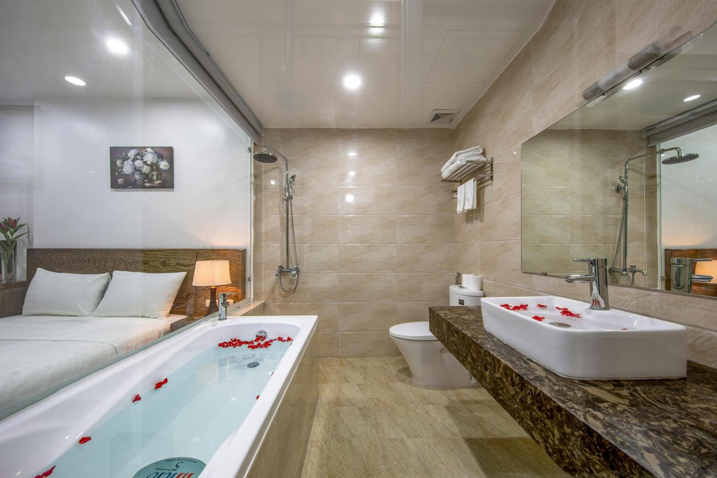 Bathroom at Granda Suites Hanoi
