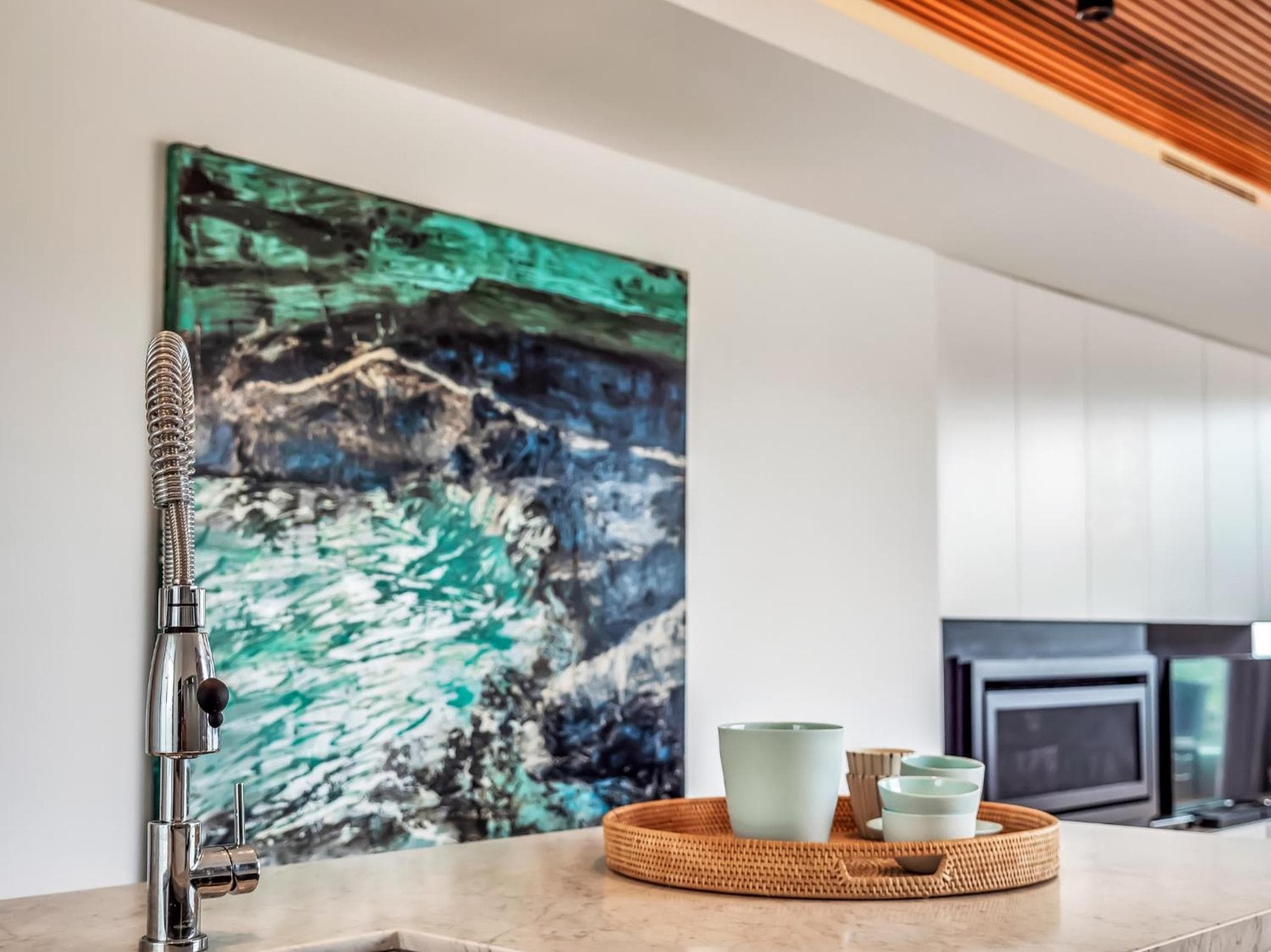 Kitchen at Tamarama Apartments