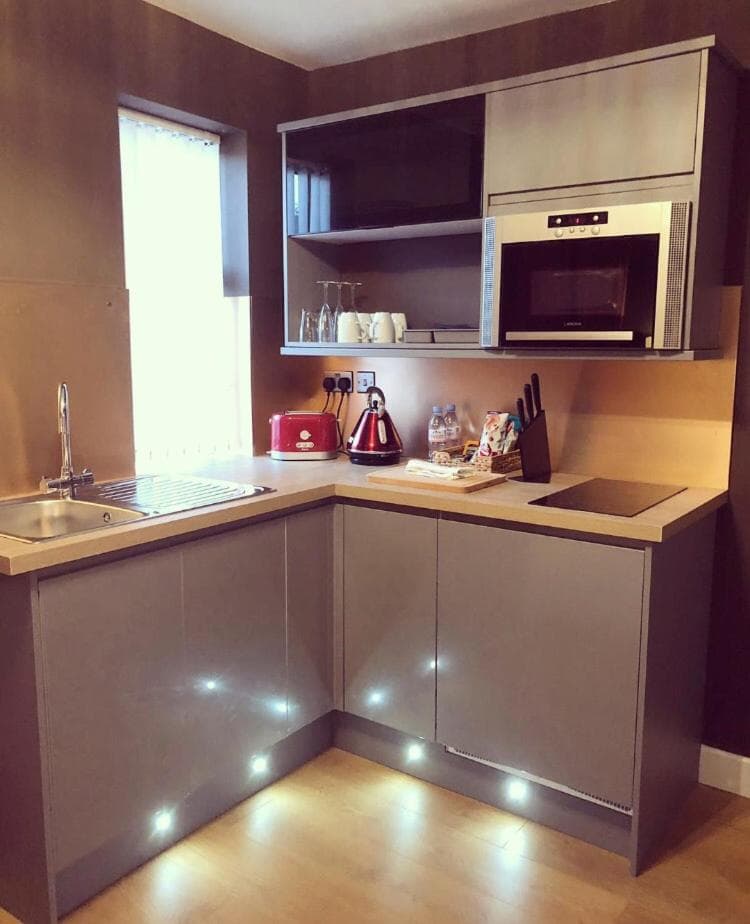 Kitchen at Bede Apartments