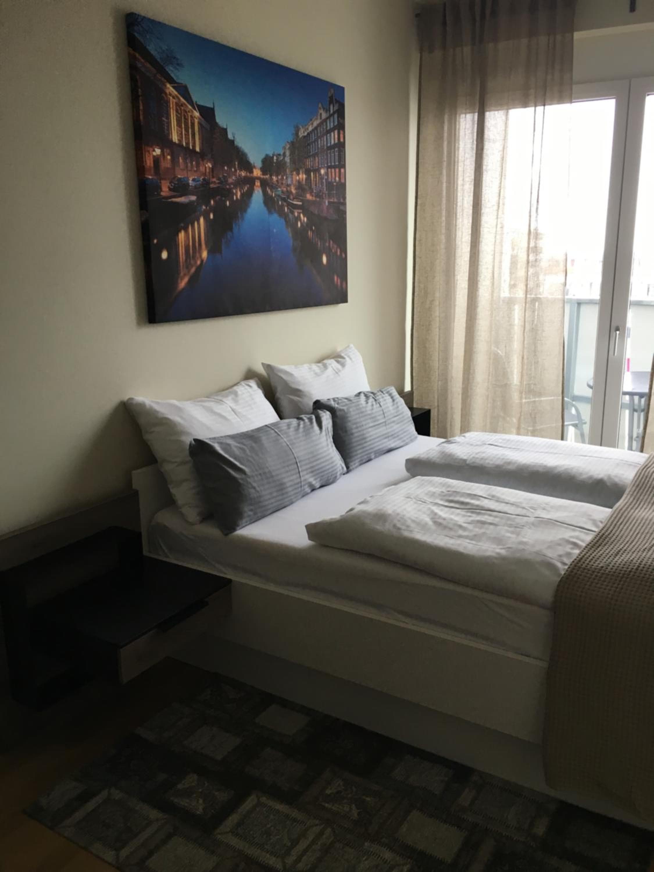 Hotel room at Premium Apartment München Messe