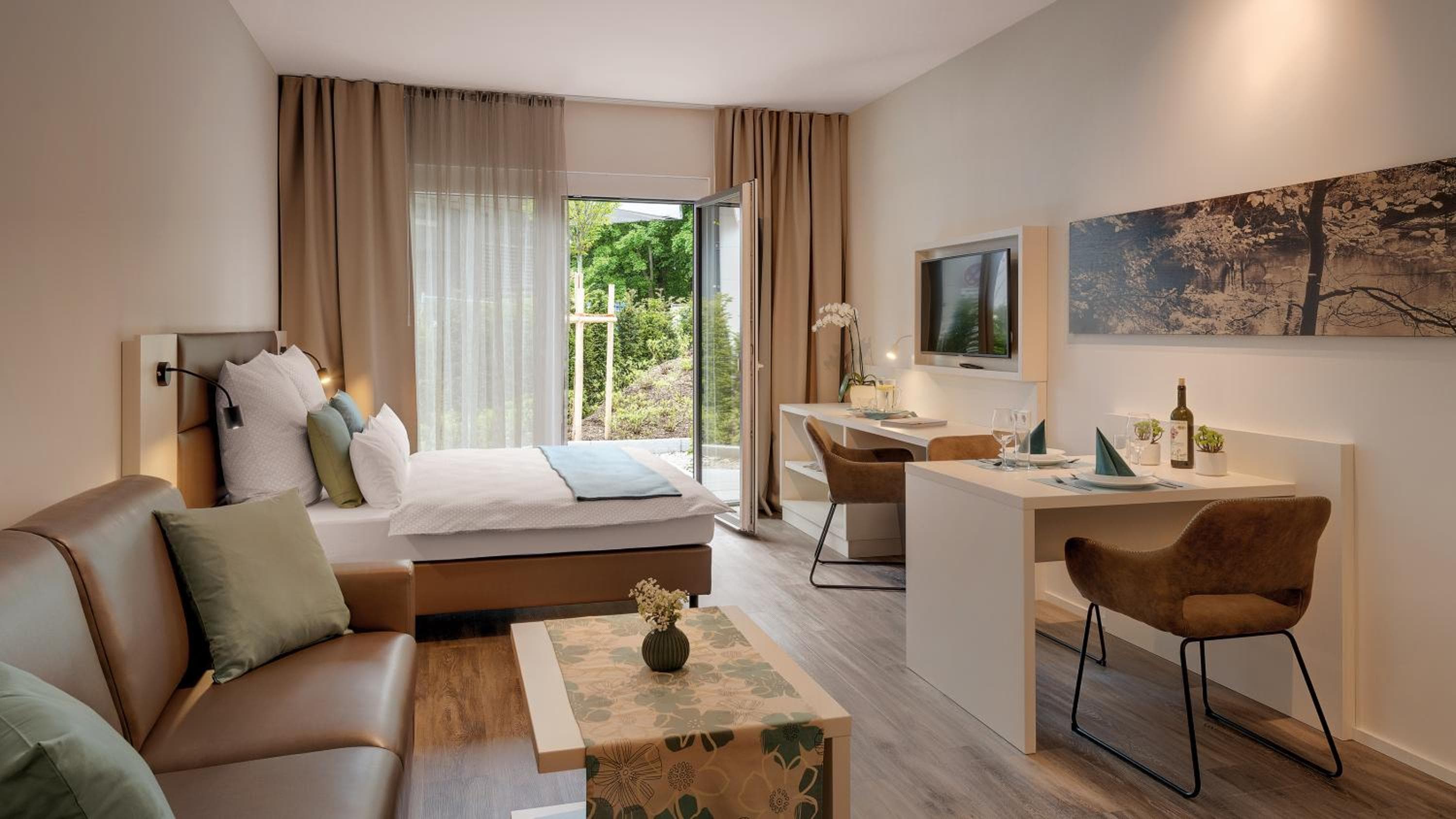 Hotel room at Amper Art Boardinghouse