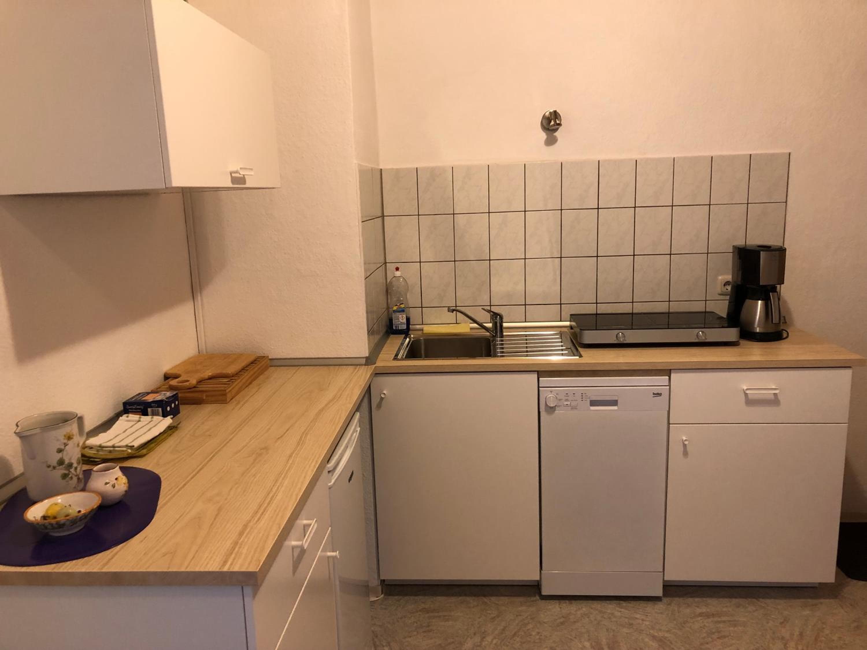 Kitchen at Haus Linde Frauenwald am Rennsteig