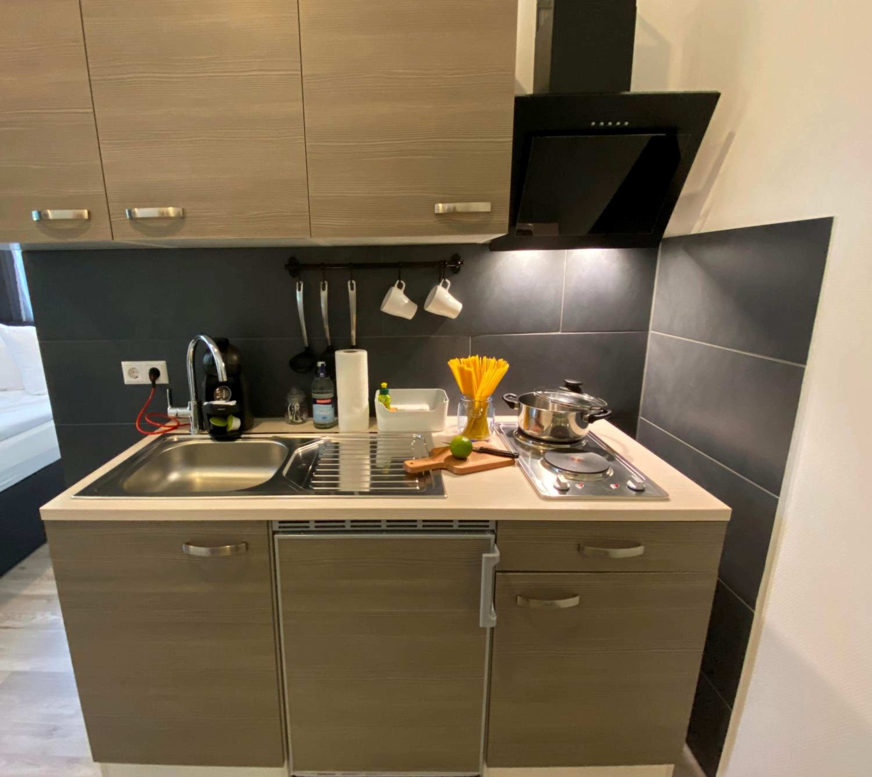 Kitchen at Appartment Stadtgarten