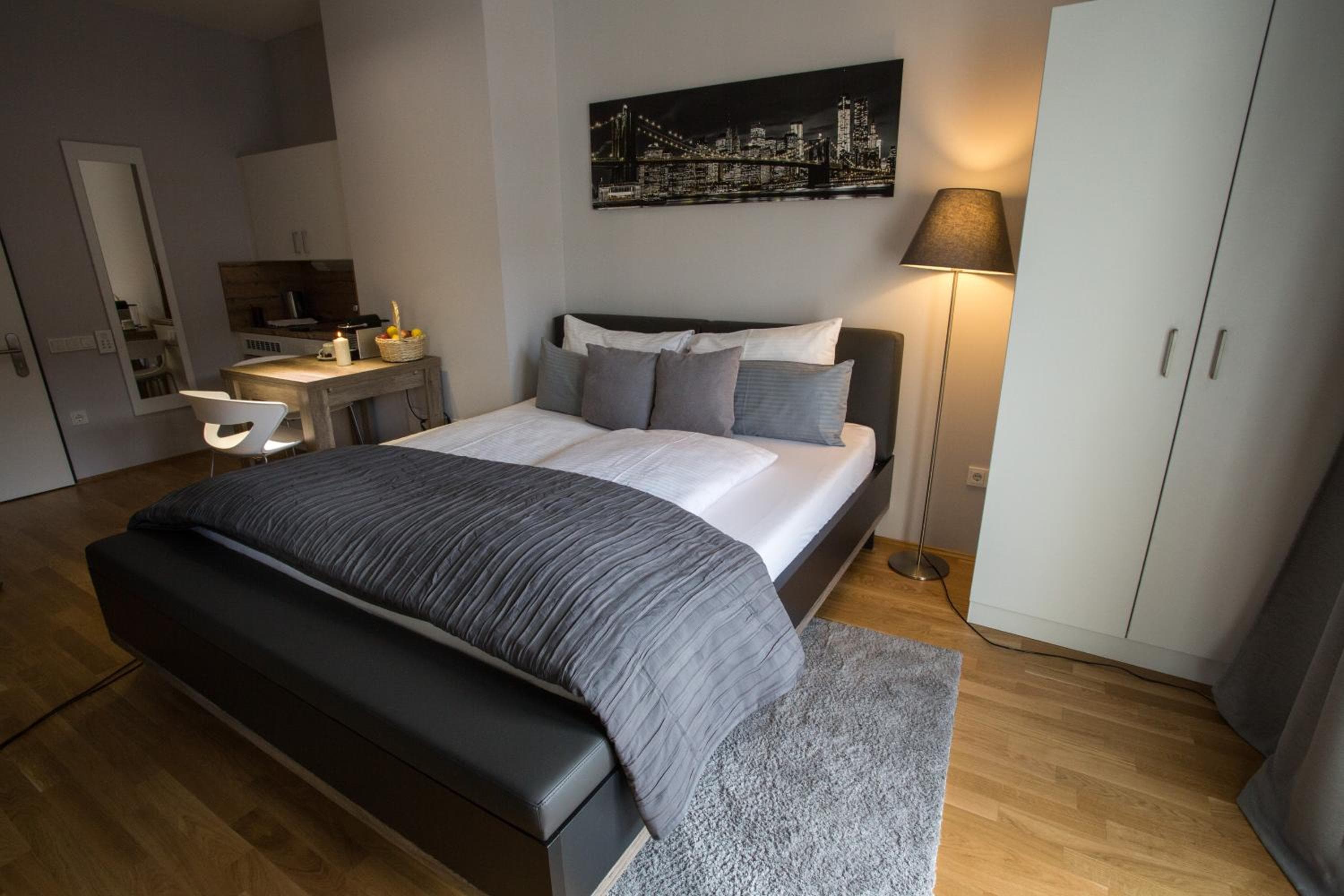 Hotel room at Premium Apartment München Messe