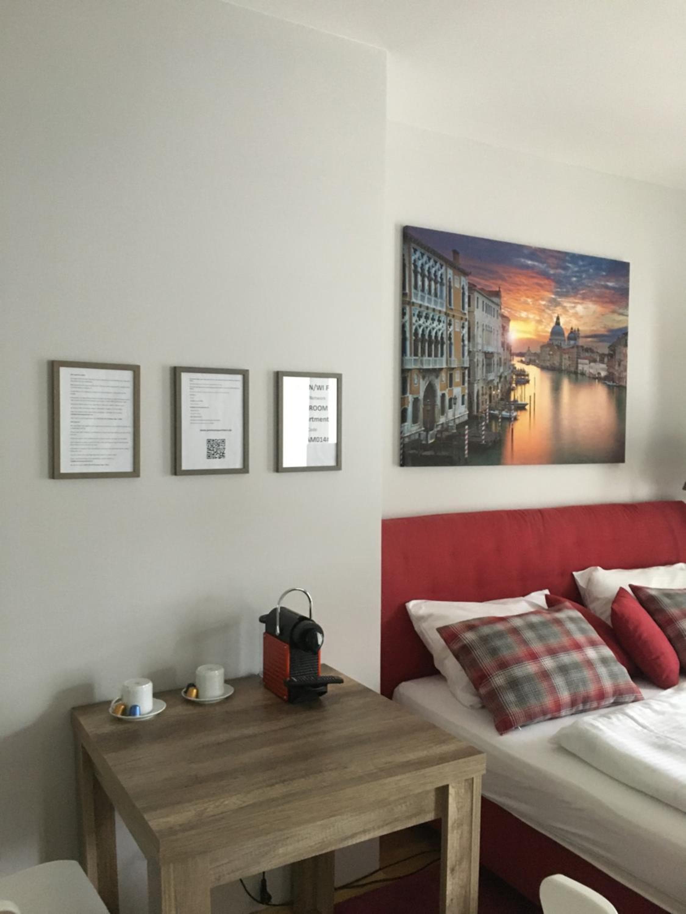 Hotel room at Premium Apartment München Messe