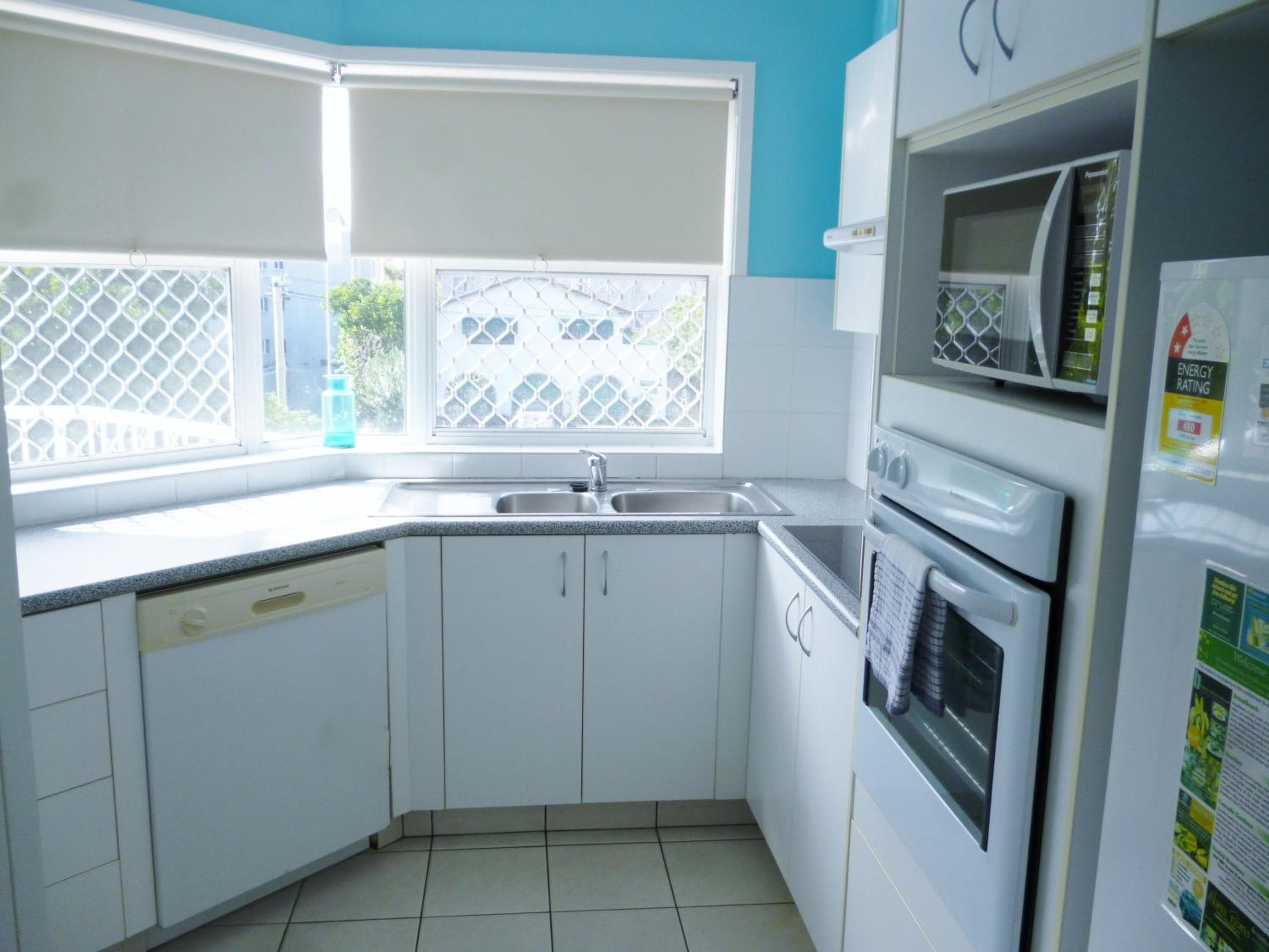 Kitchen at Le Lavandou Holiday Apartments