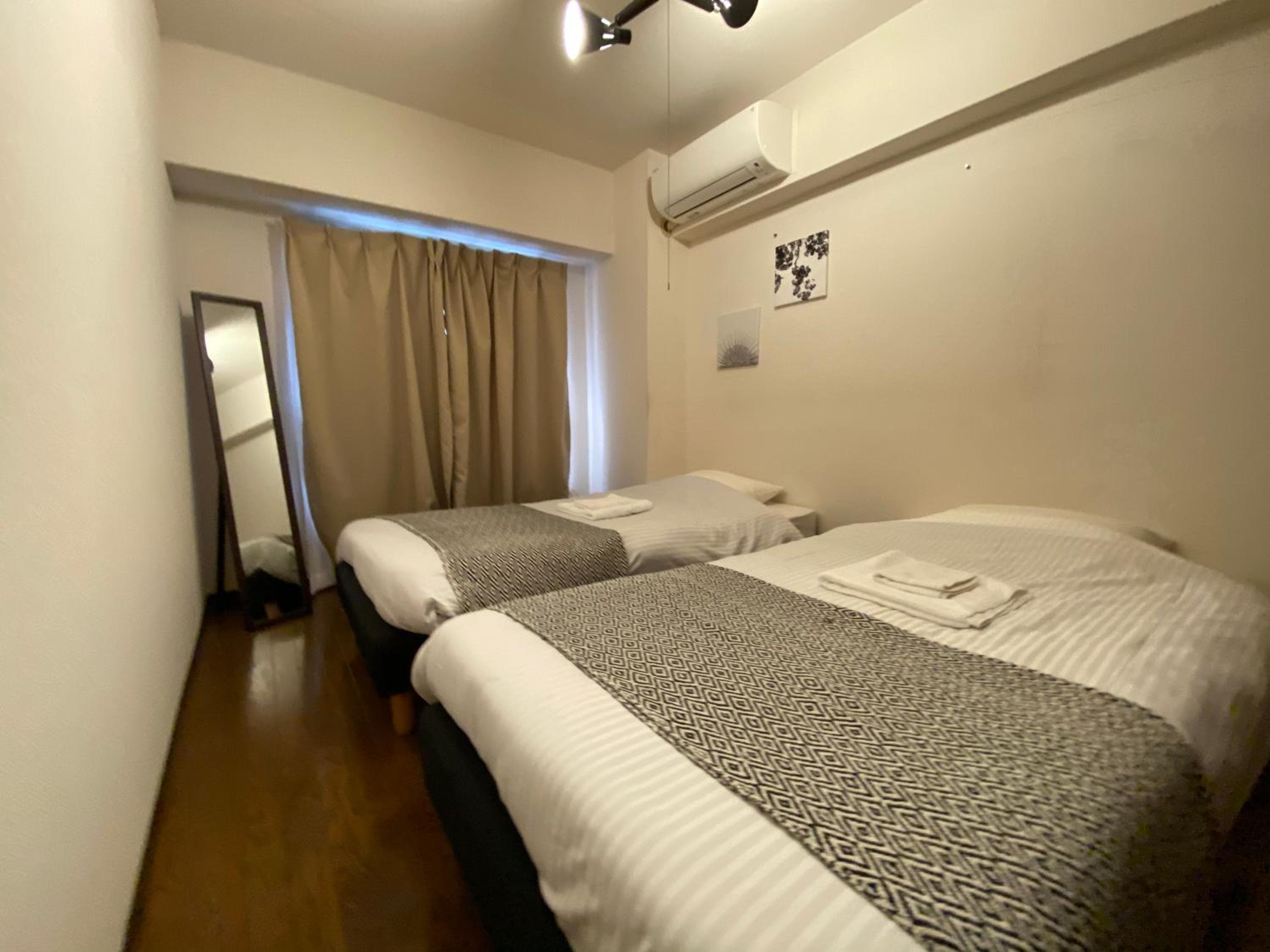 Hotel room at Residential Hotel Bevel Tokyo