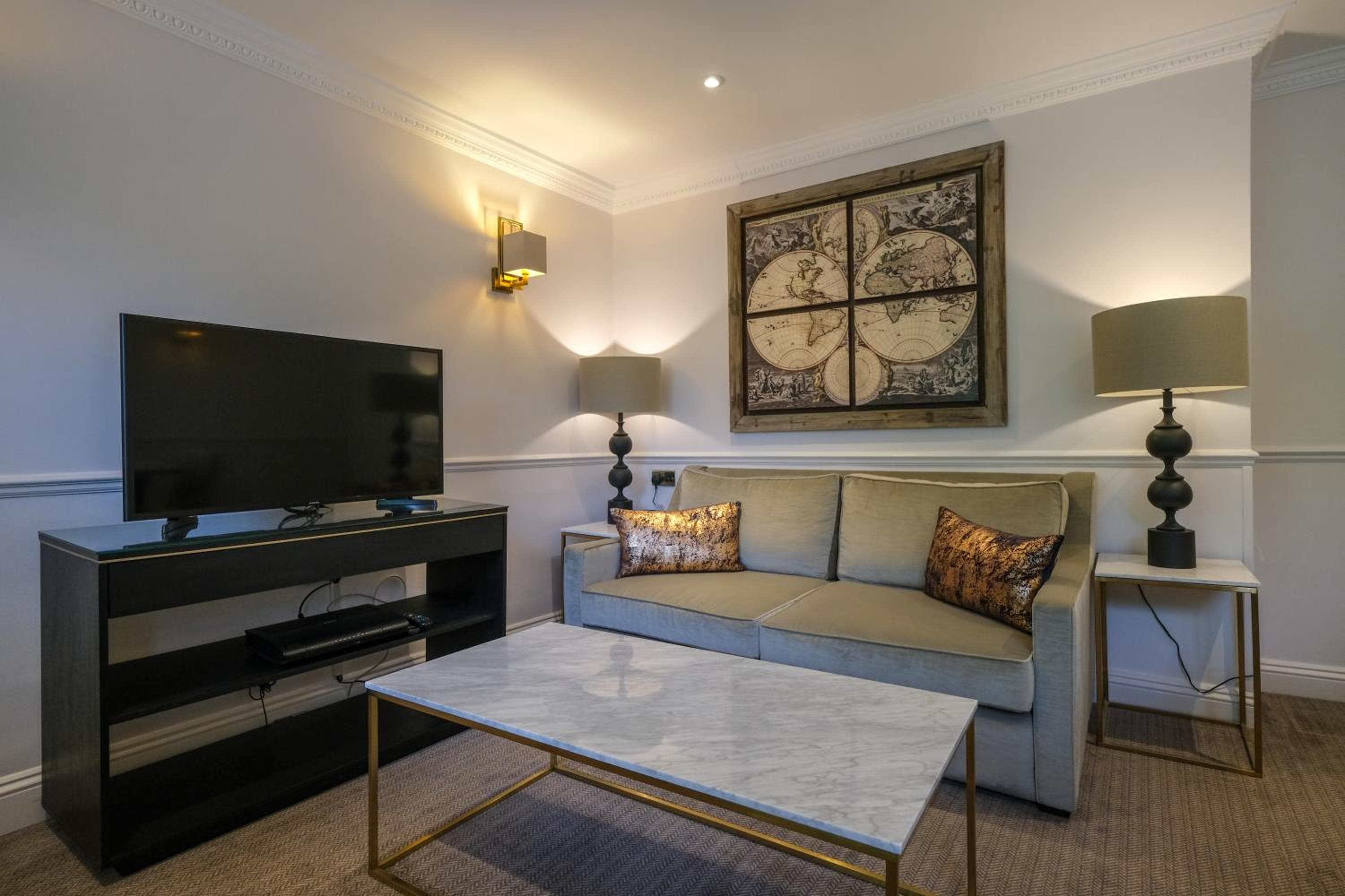 Living room at Collingham Serviced Apartments