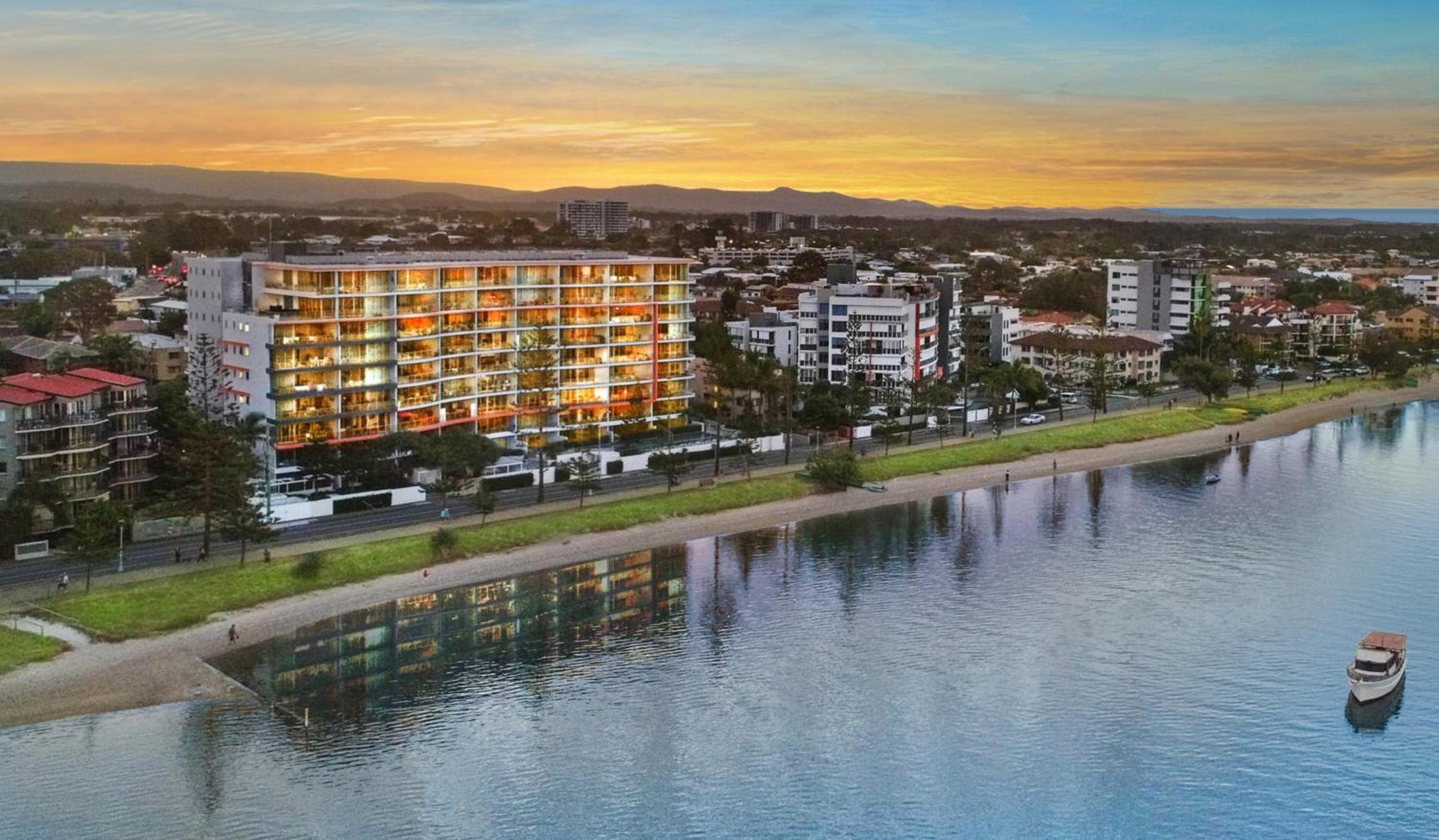 Building at Silvershore Apartments on the Broadwater