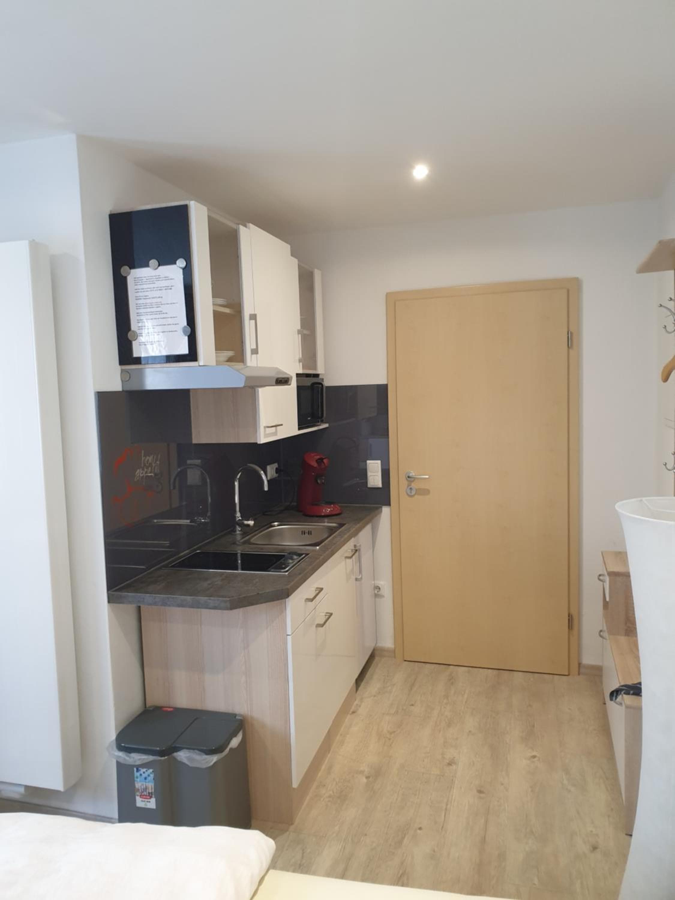Kitchen at Hausner`s Hotel- Studio Apartments