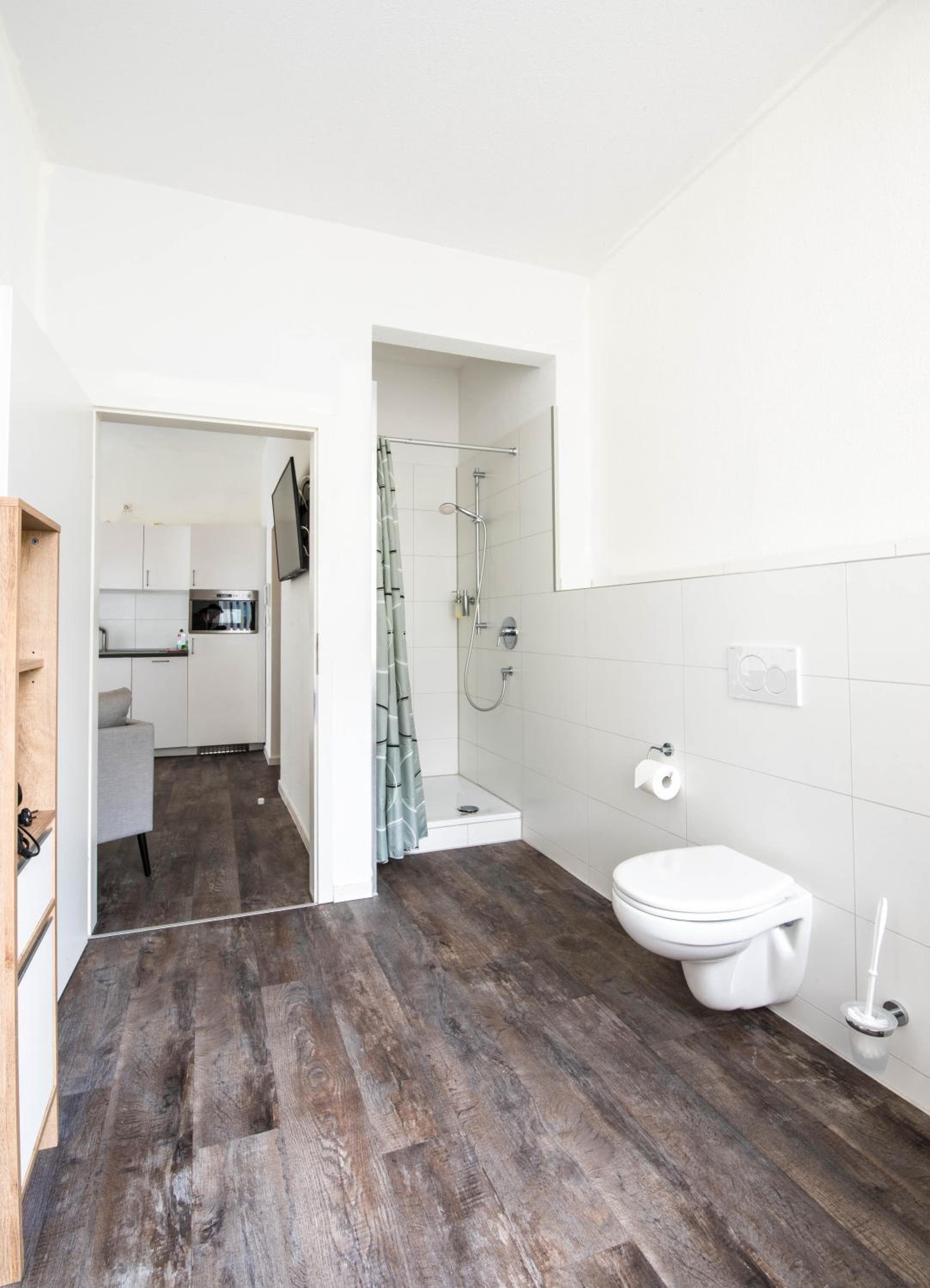 Bathroom at Central Apartments Aalen