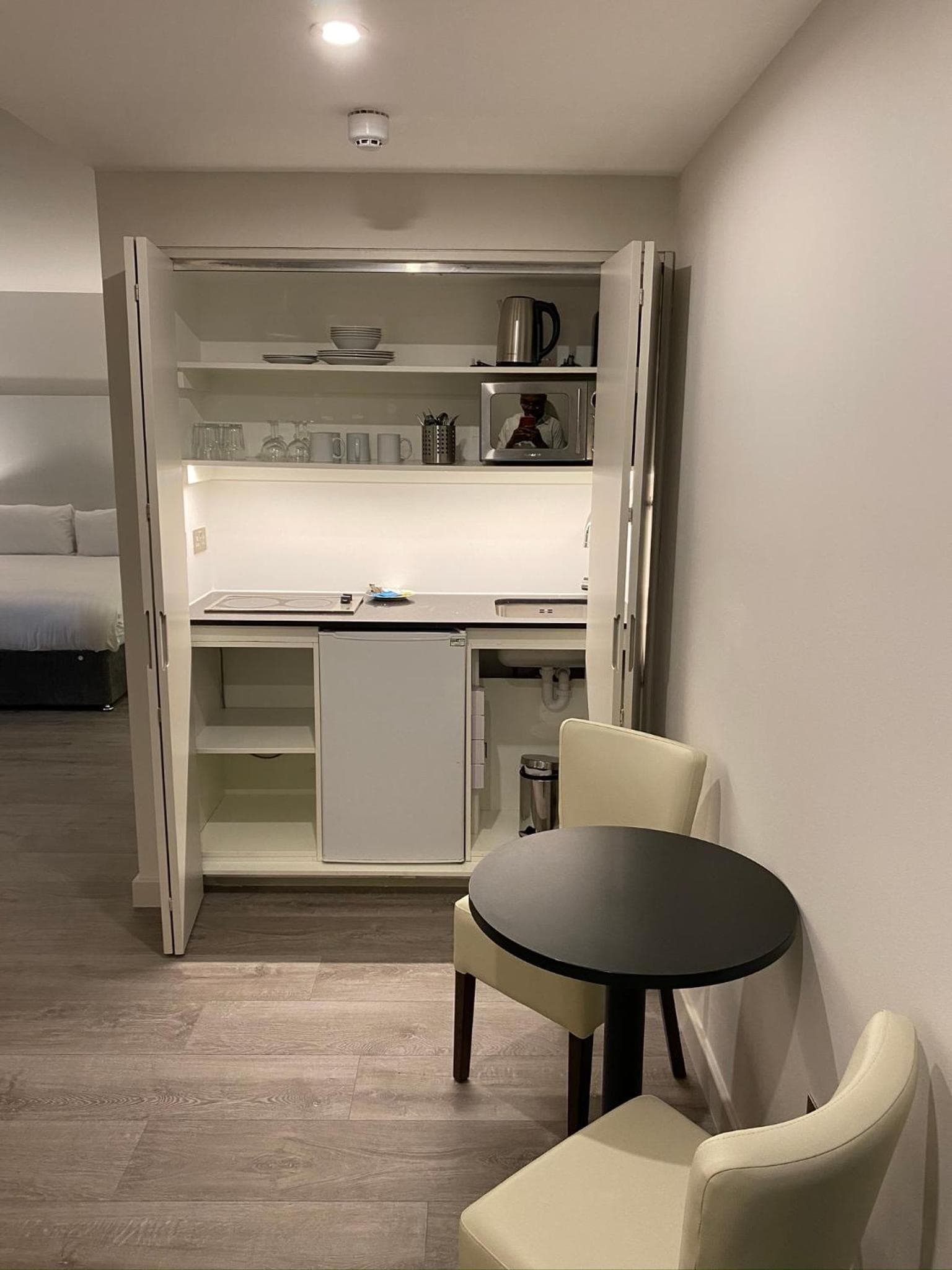 Kitchen at Axiom Park Hotel
