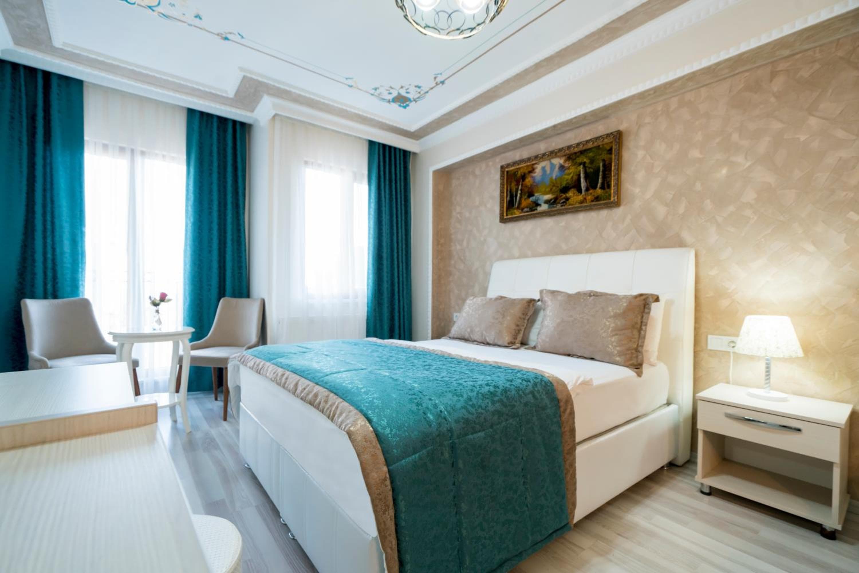 Hotel room at Atam Suites