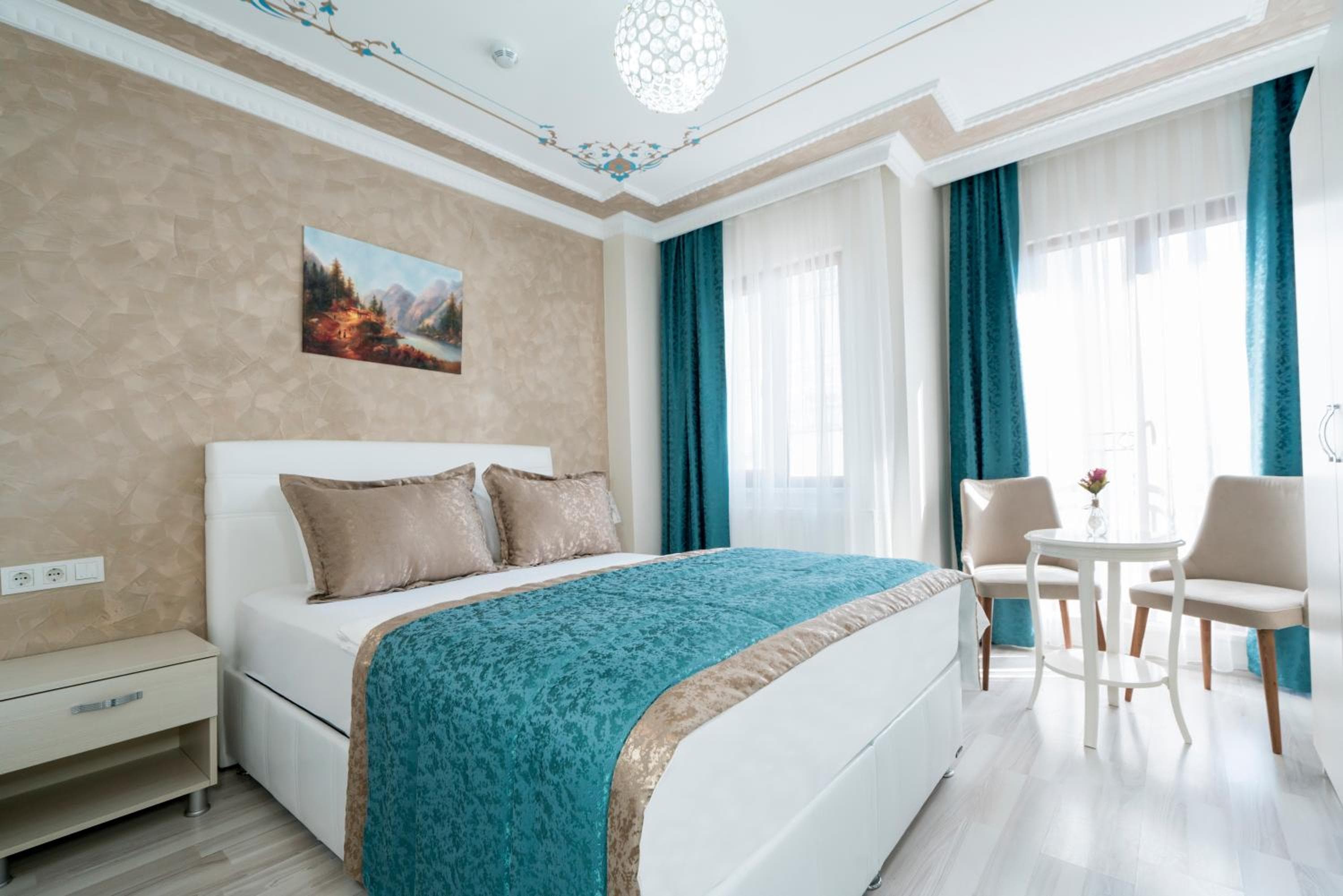 Hotel room at Atam Suites