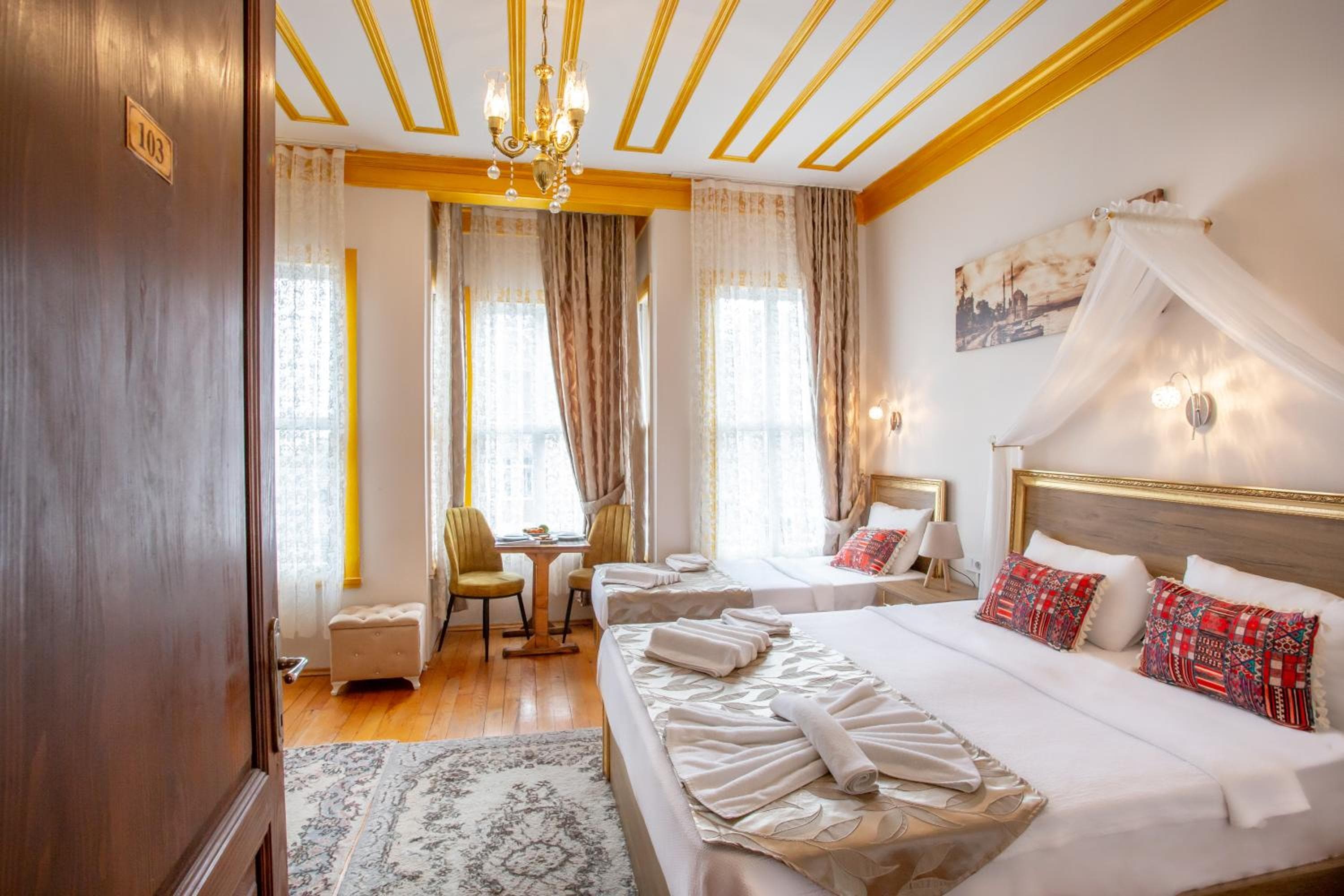 Hotel room at April Mansion