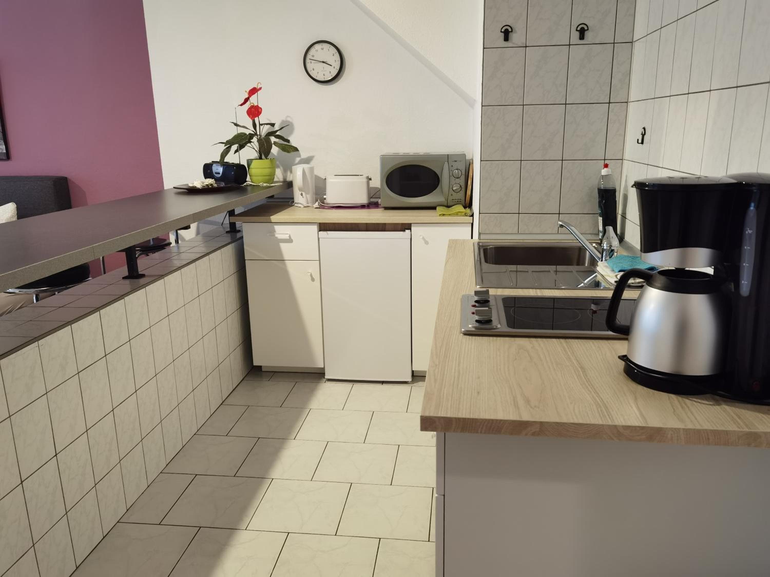 Kitchen at Haus Linde Frauenwald am Rennsteig