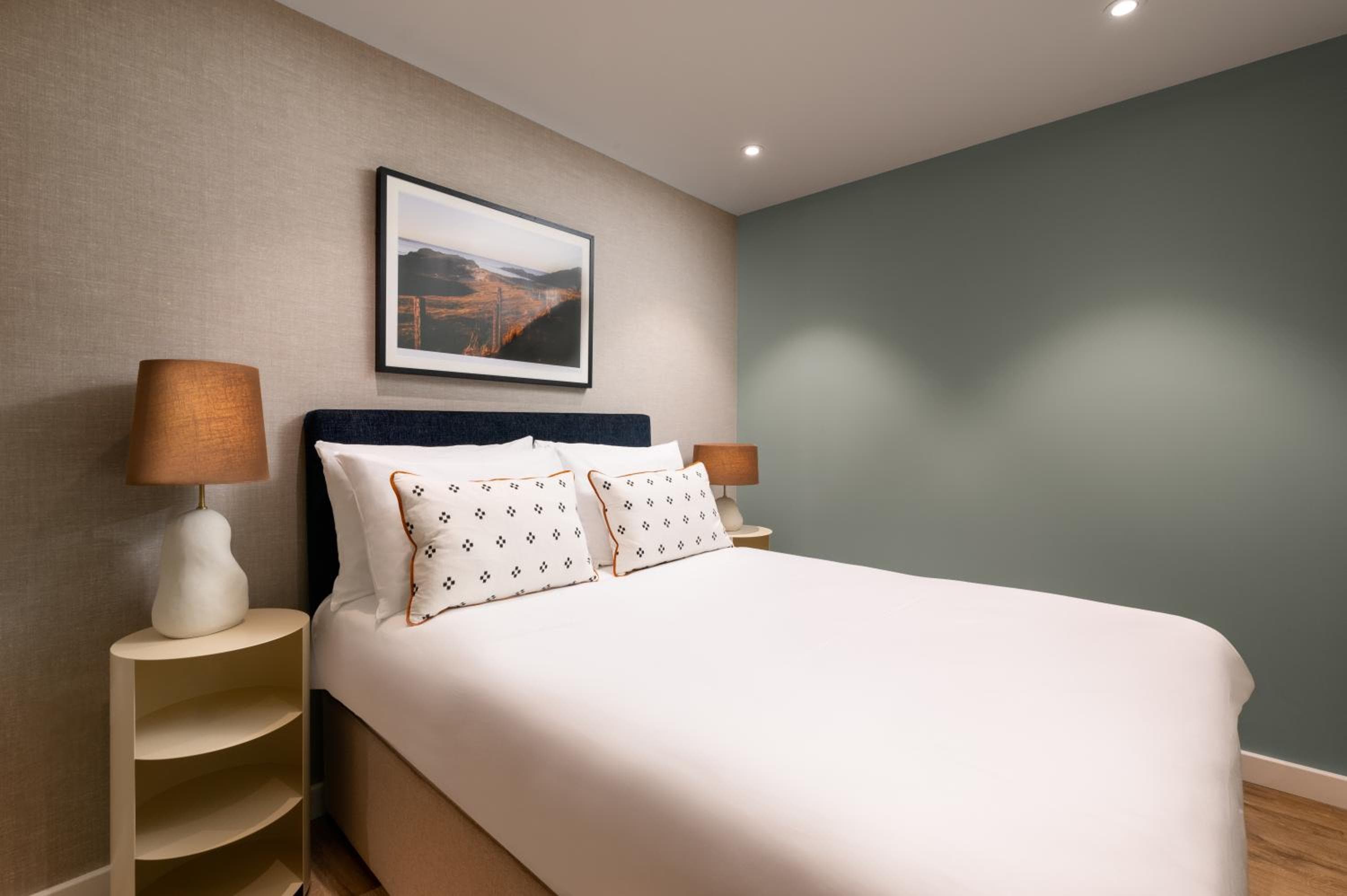 Hotel room at The Lincoln Suites