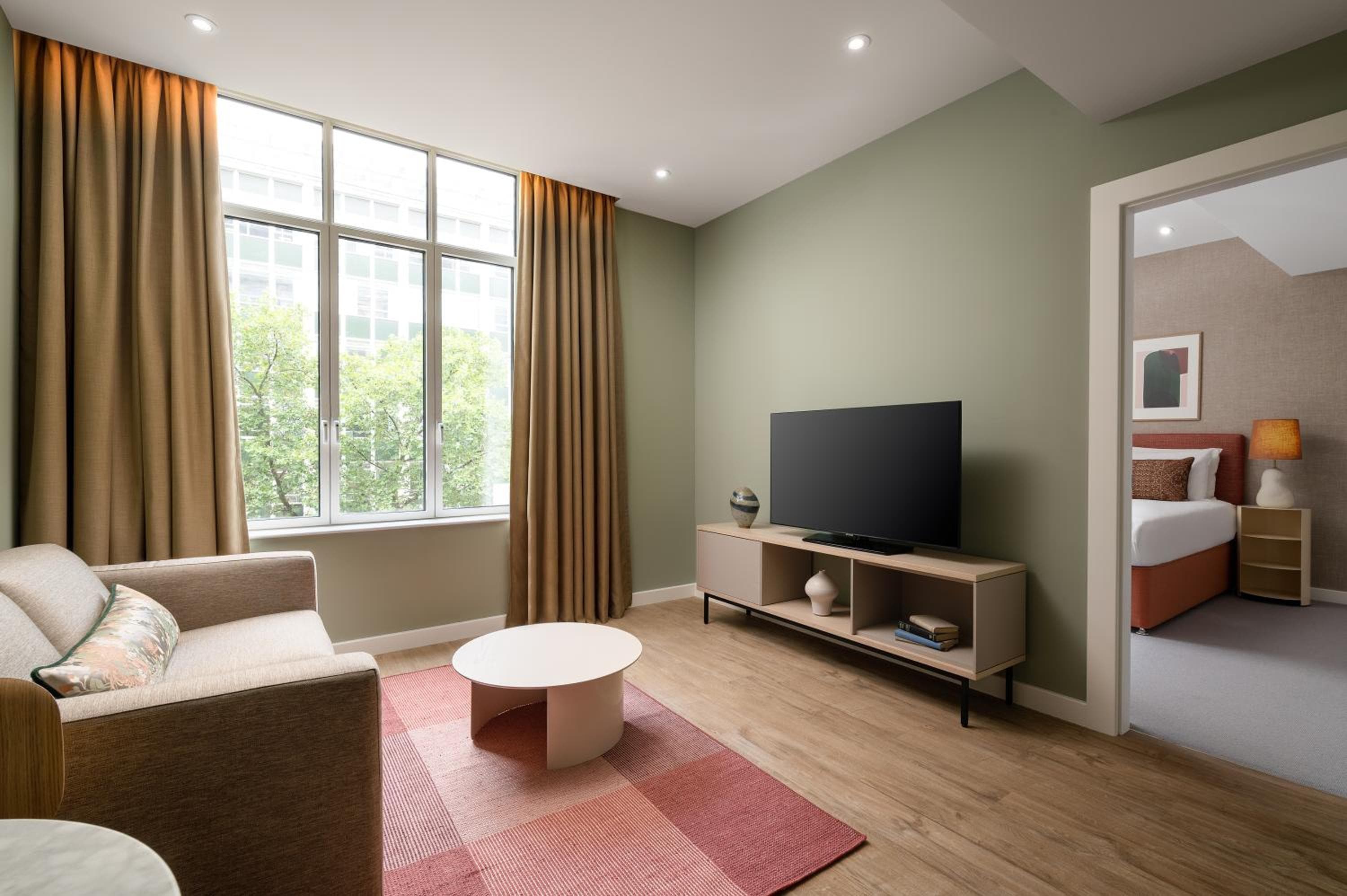 Living room at The Lincoln Suites
