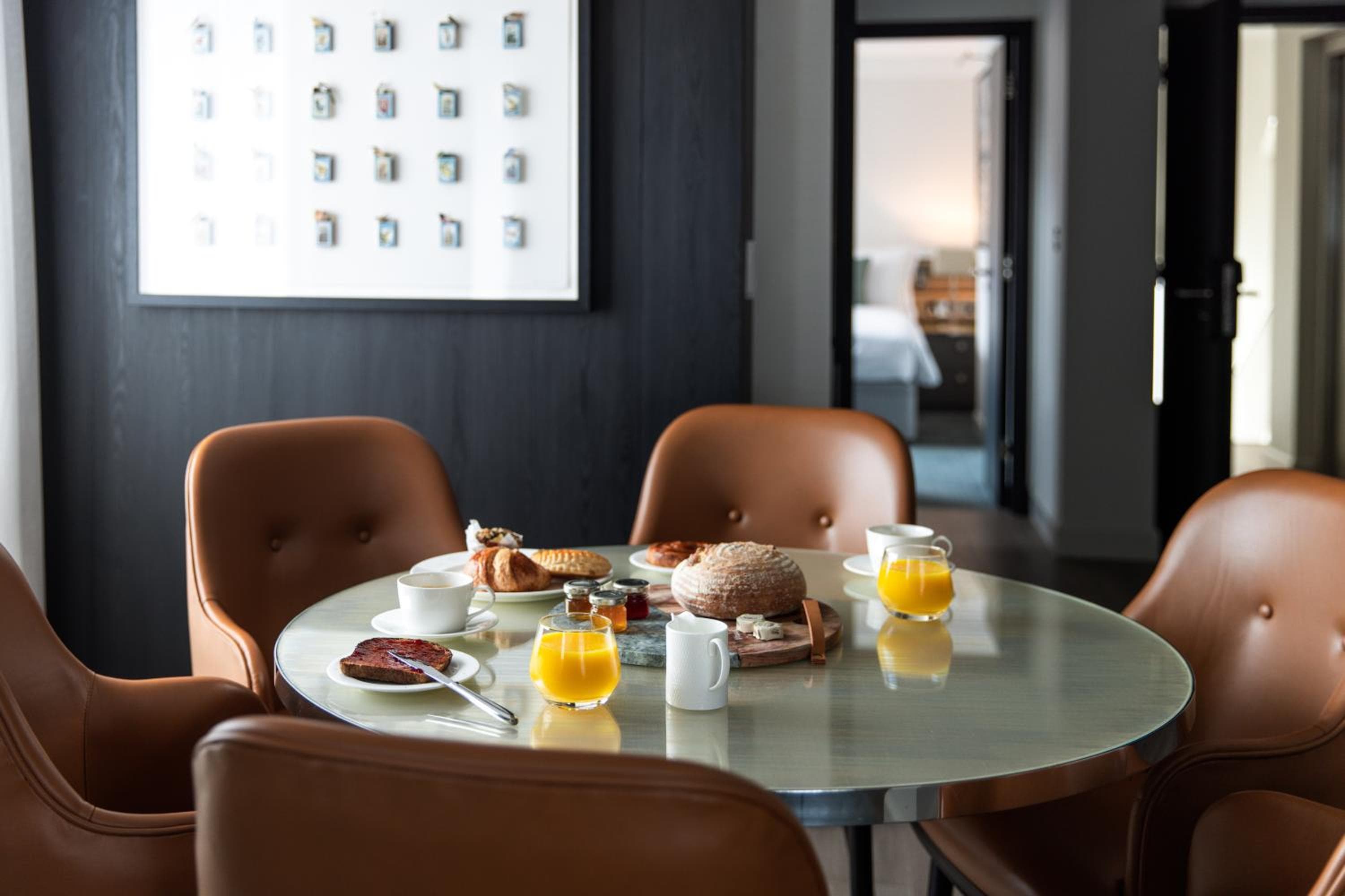Breakfast buffet at 15 Basil Street Knightsbridge, Luxury Serviced Apartments