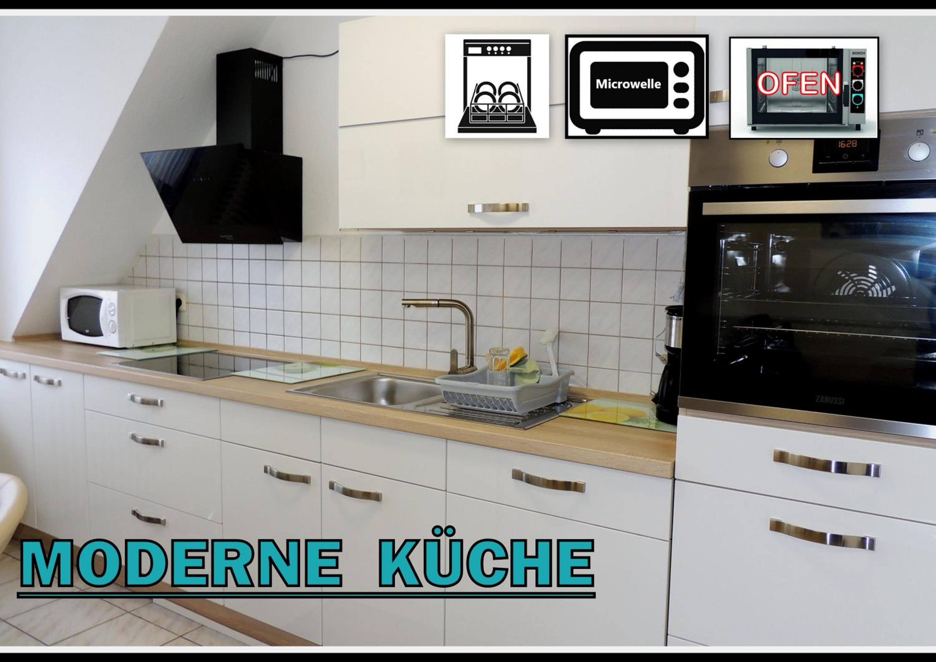 Kitchen at Appartements 4U Rodenbach
