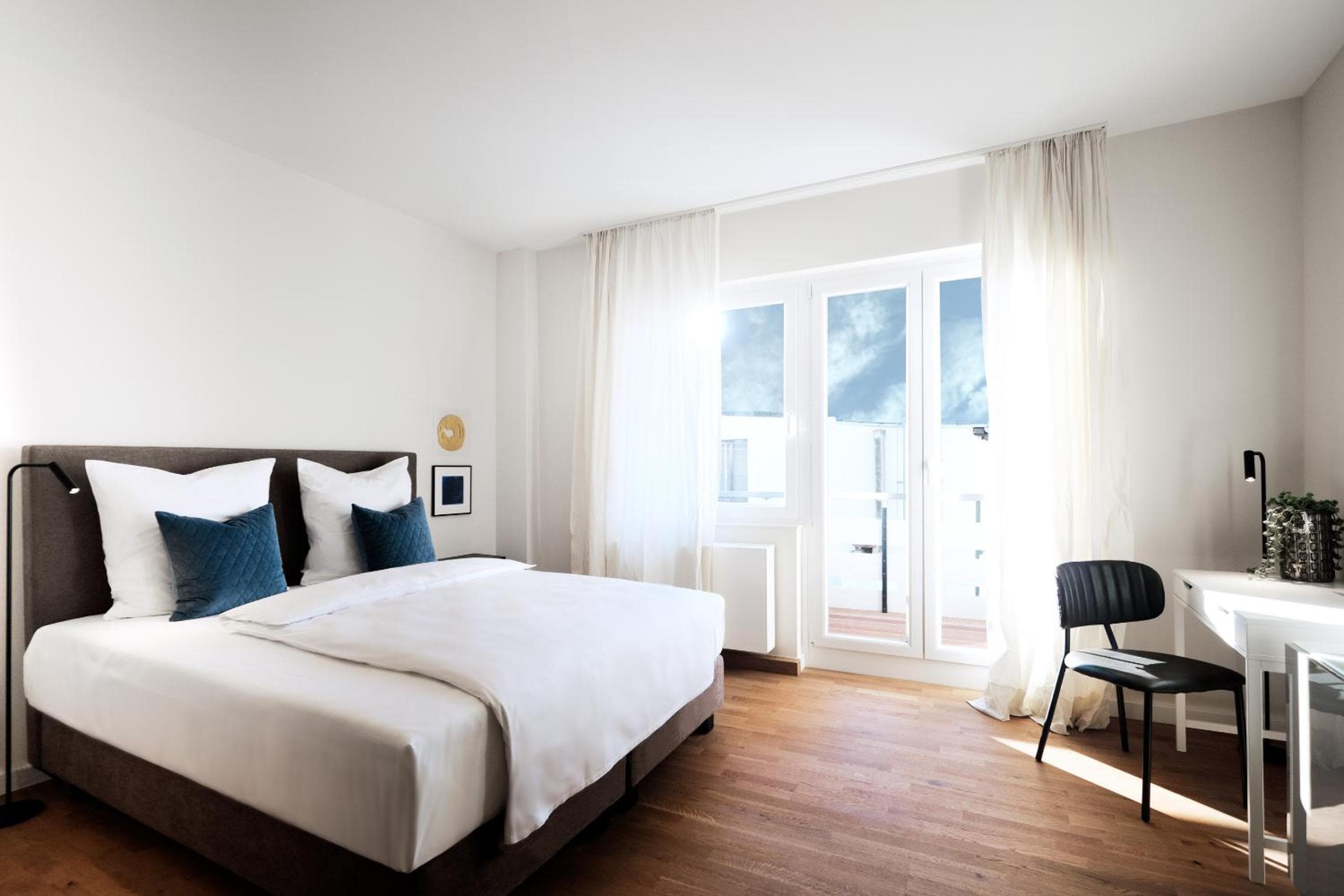 Bedroom at SAXX Apartments Hagen