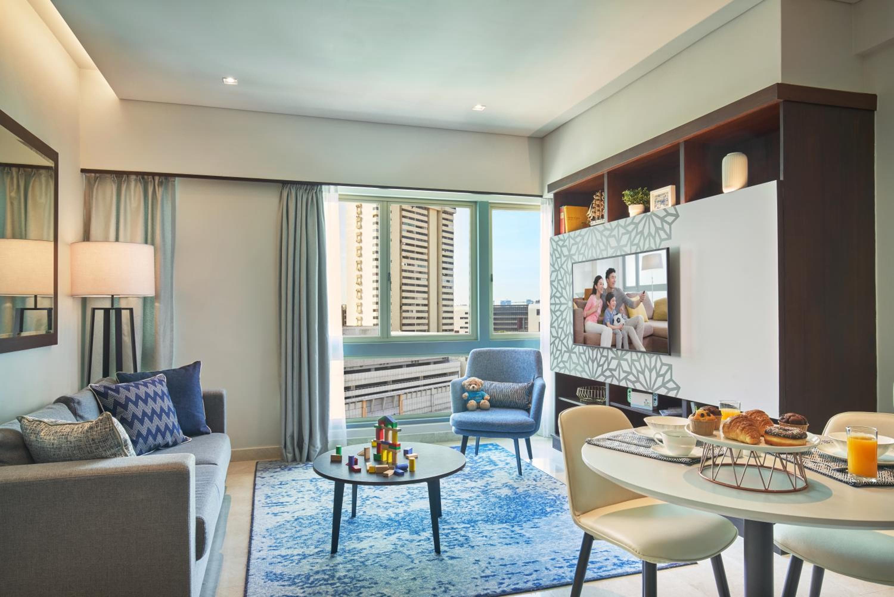 Hotel room at Somerset Bencoolen Singapore