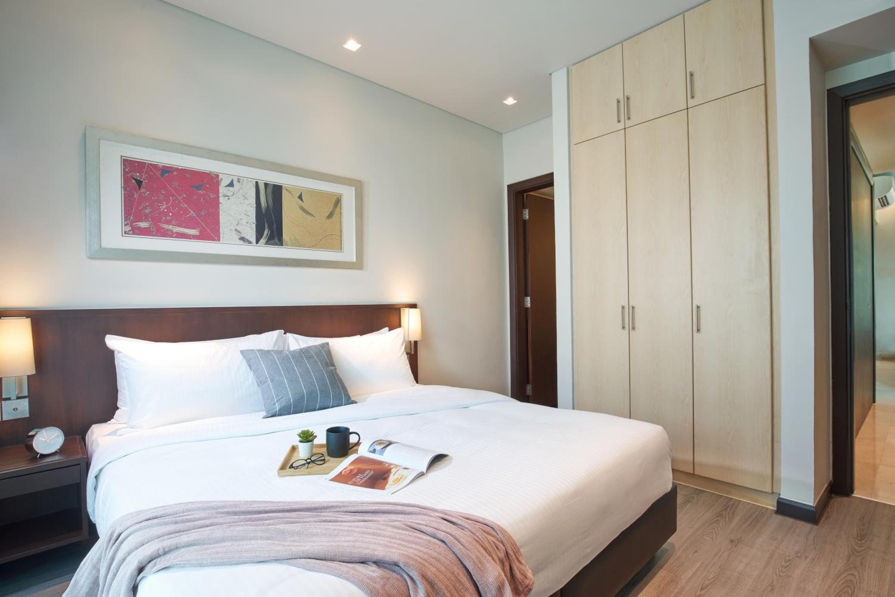 Hotel room at Somerset Bencoolen Singapore