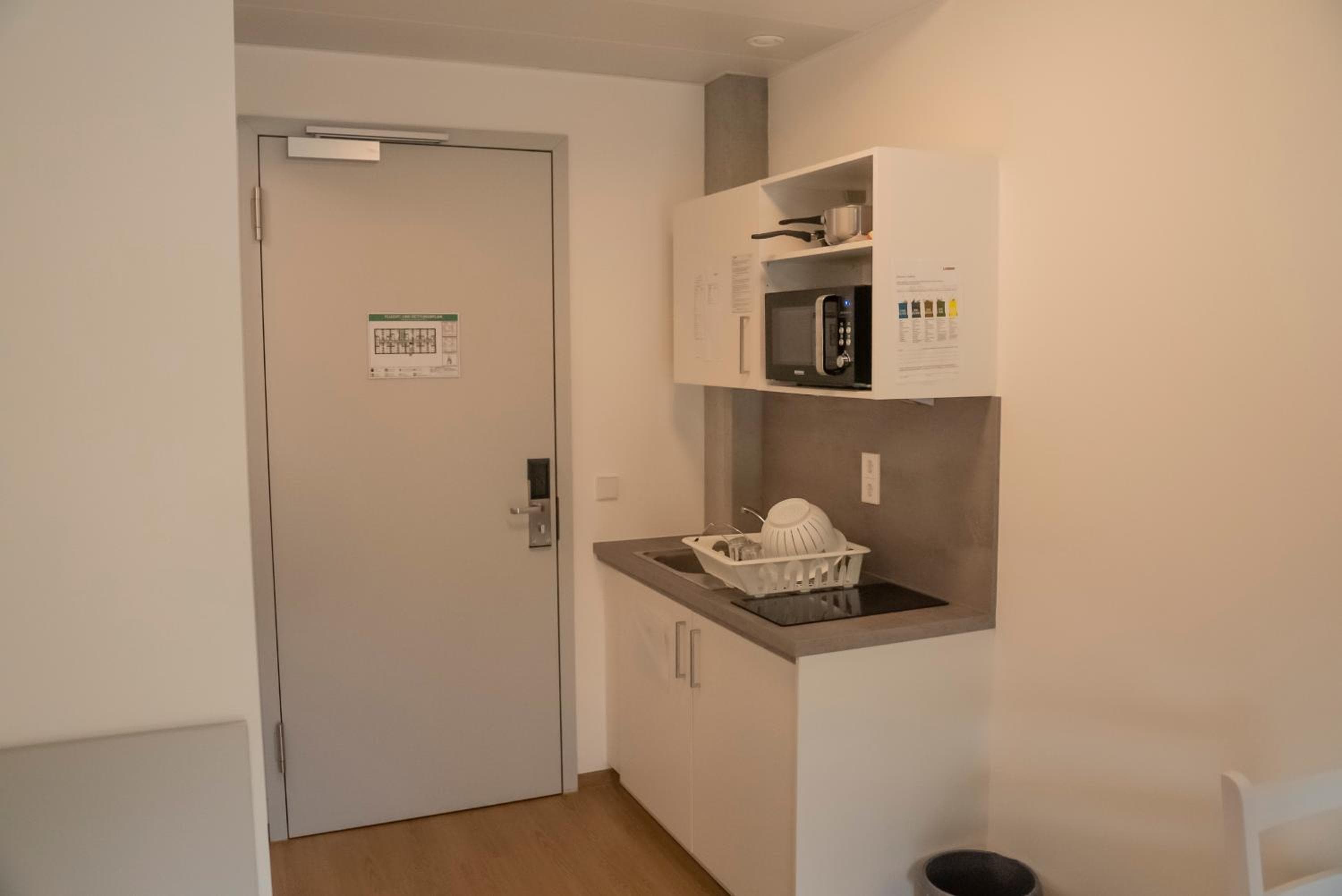 Kitchen at SITE.INN Denkendorf
