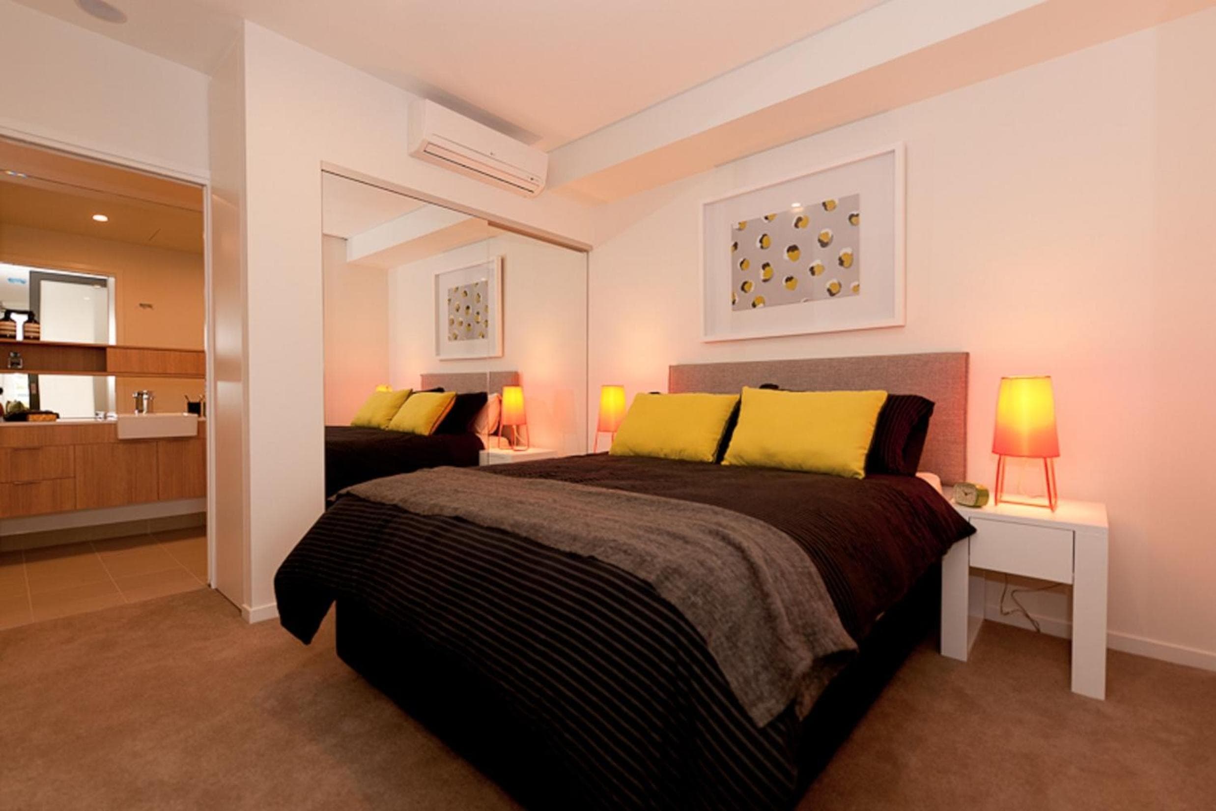 Hotel room at Vine Apartments South Brisbane