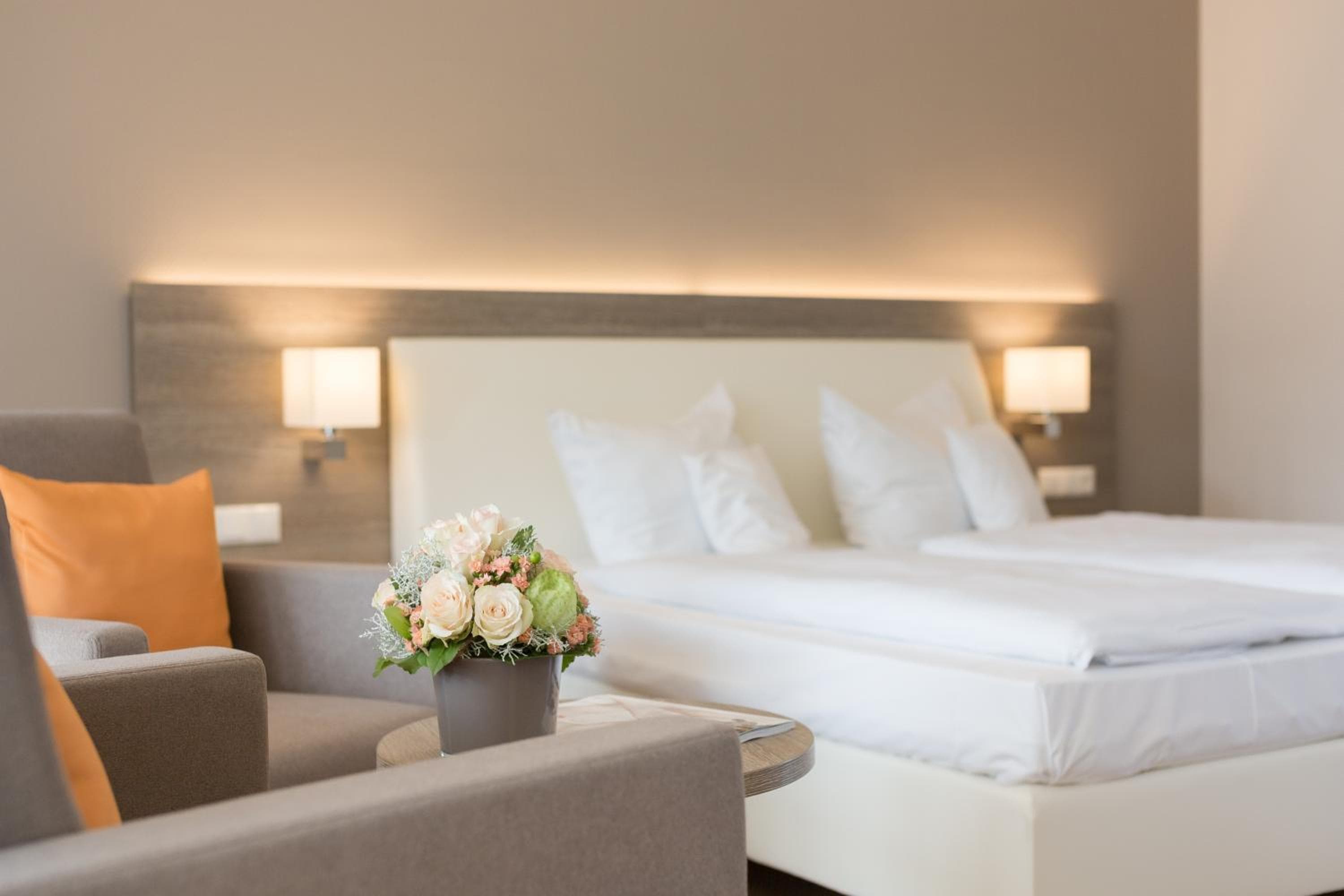 Hotel room at HerzogsPark Studios & Apartments