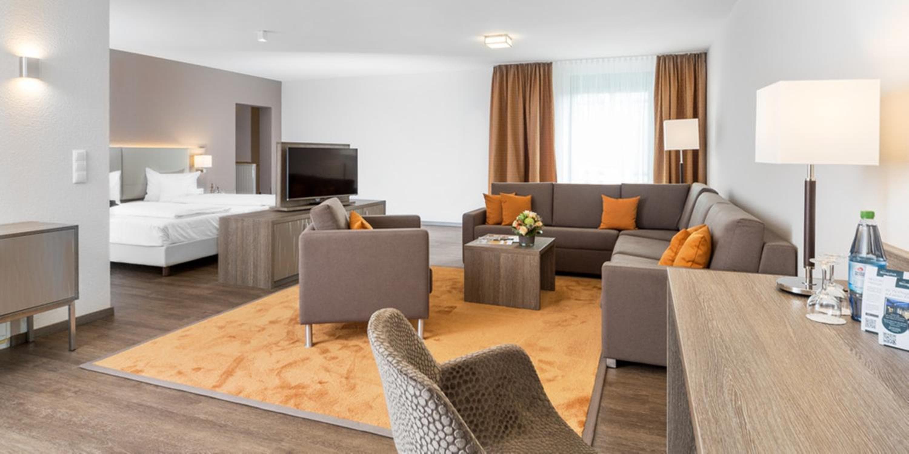 Hotel room at HerzogsPark Studios & Apartments