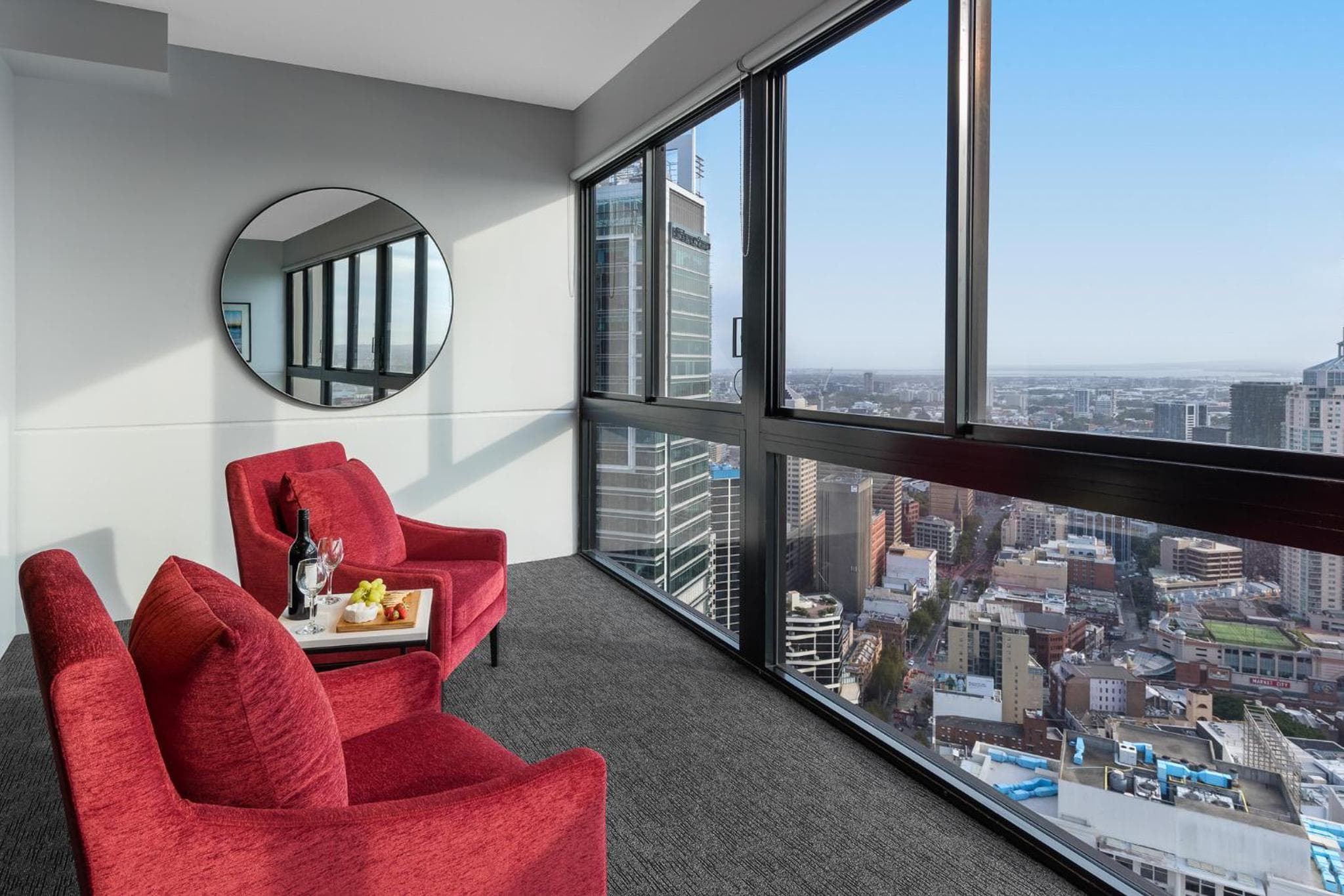 Hotel room at Meriton Suites Kent Street, Sydney