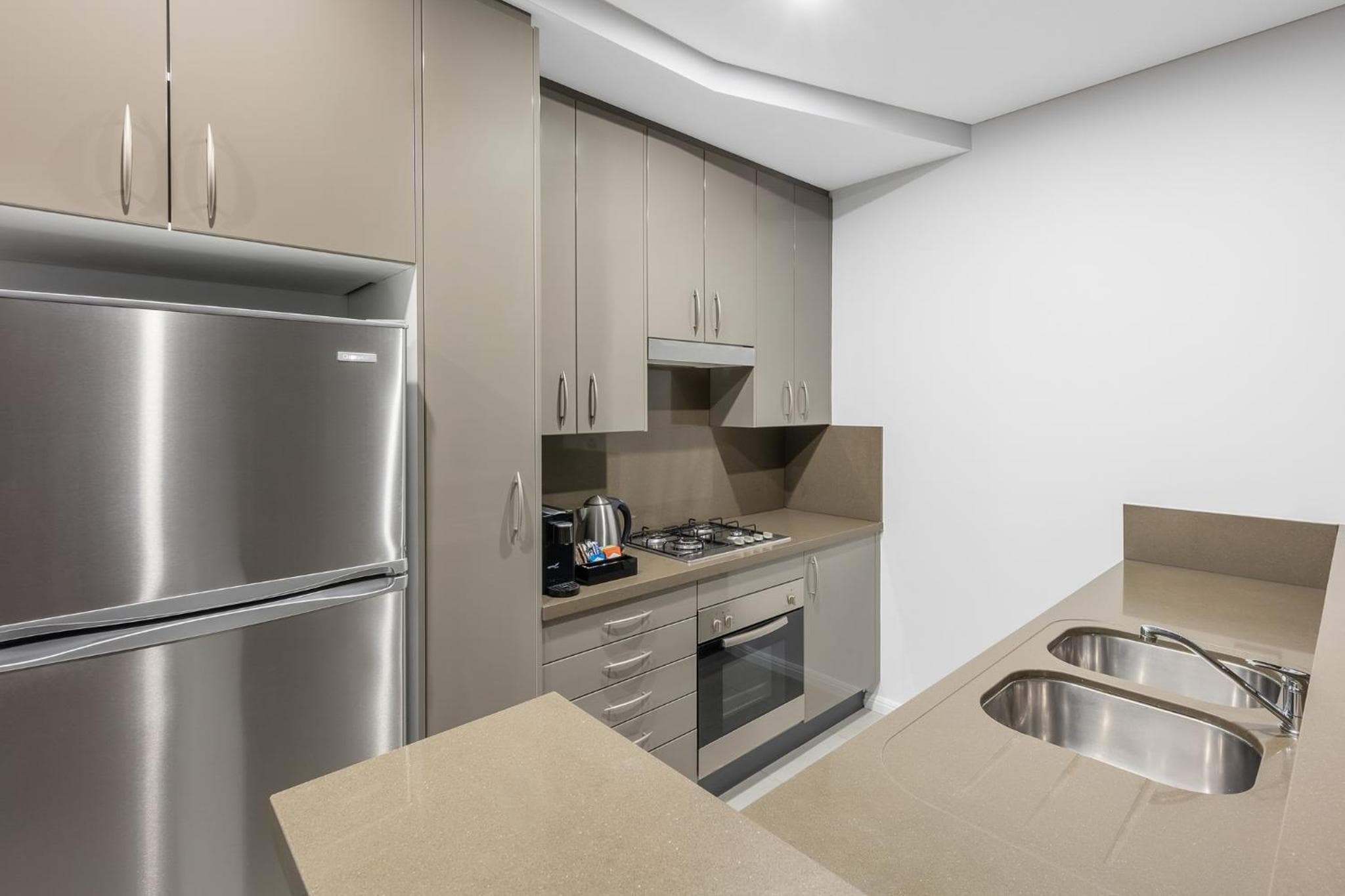 Kitchen at Meriton Suites Kent Street, Sydney