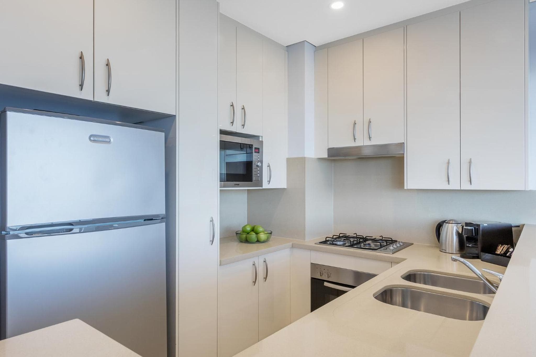 Kitchen at Meriton Suites Kent Street, Sydney
