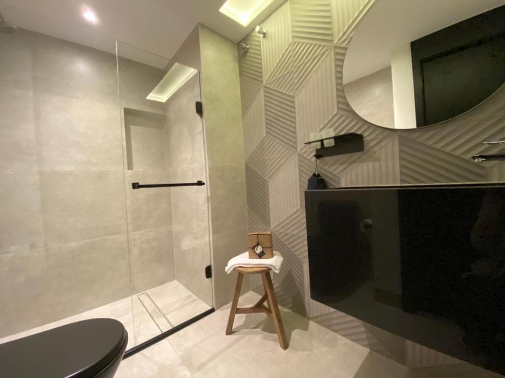 Bathroom at JP CRAUFORD HOSPEDAGEM LORENA