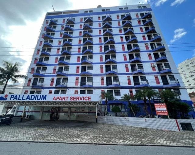 FLAT PALLADIUM - de frente, São Vicente