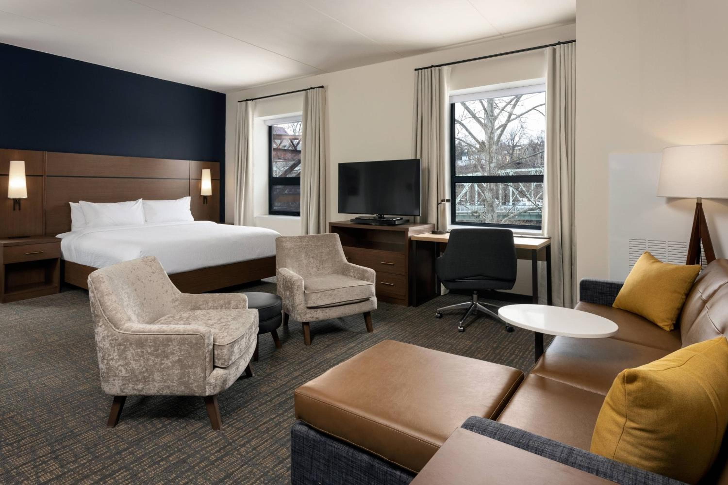 Hotel room at Residence Inn By Marriott Philadelphia Bala Cynwyd