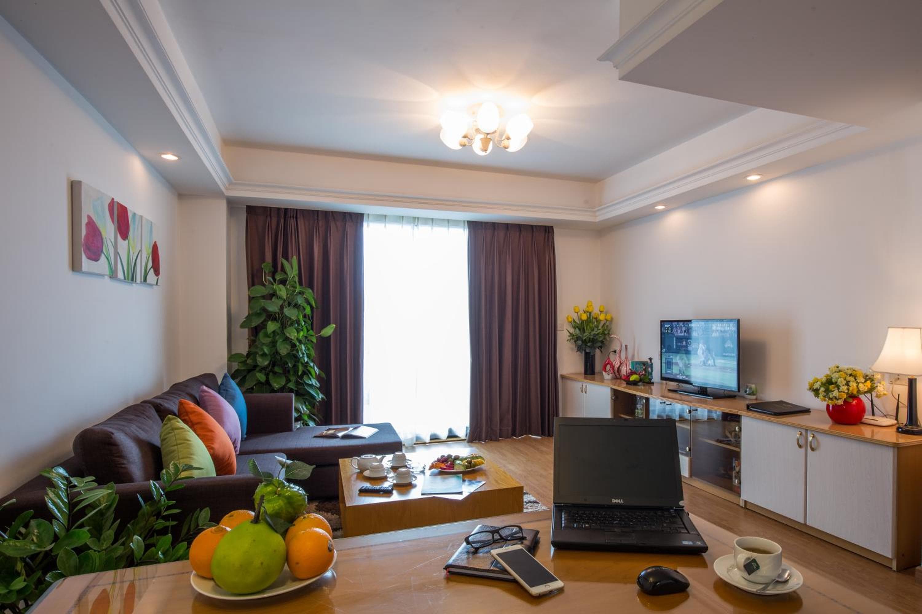 Hotel room at Rose Garden Residences