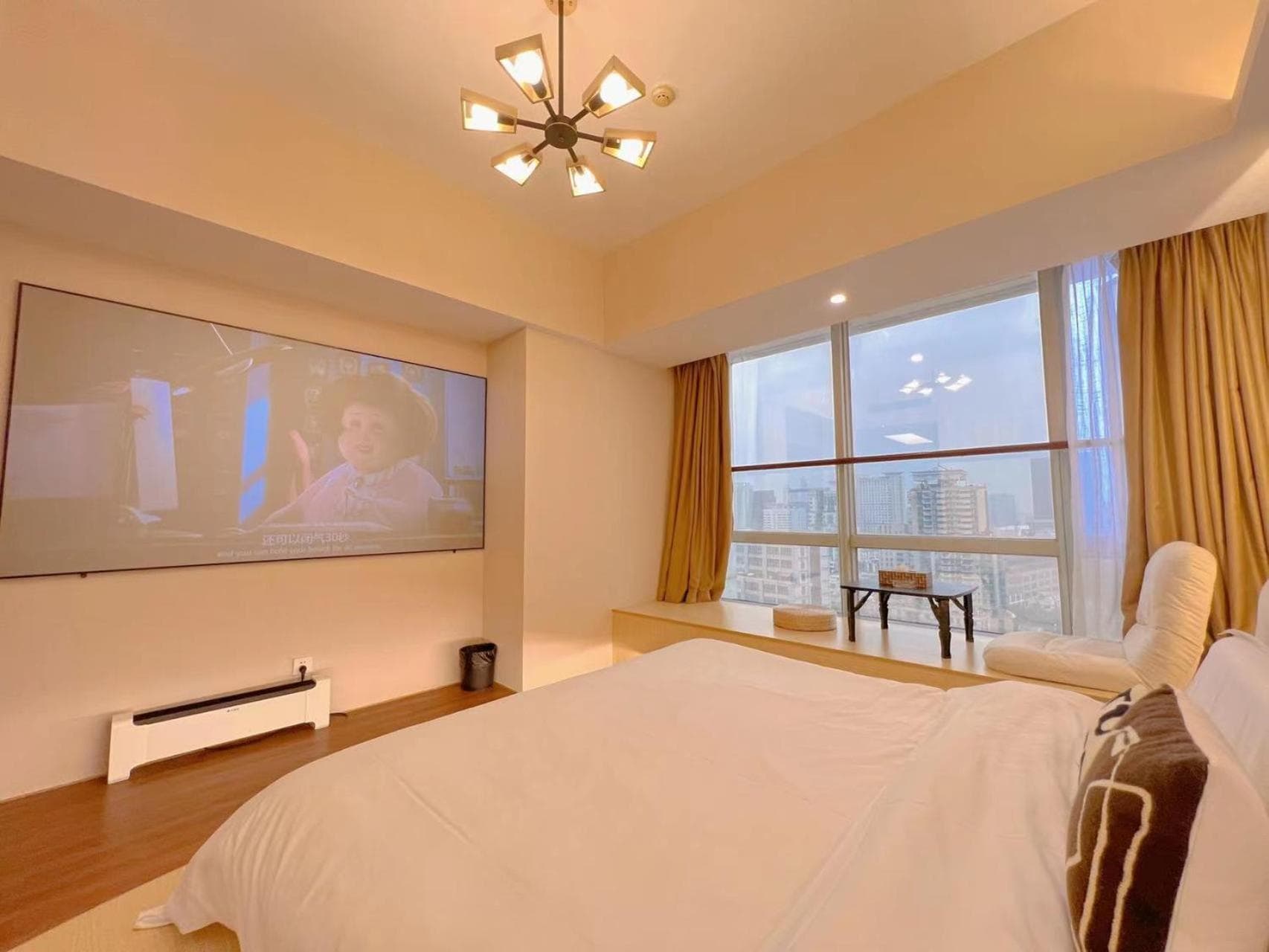 Hotel room at Youlejia Projection Apartment Guangzhou Beijing Road Pedestrian Street Branch