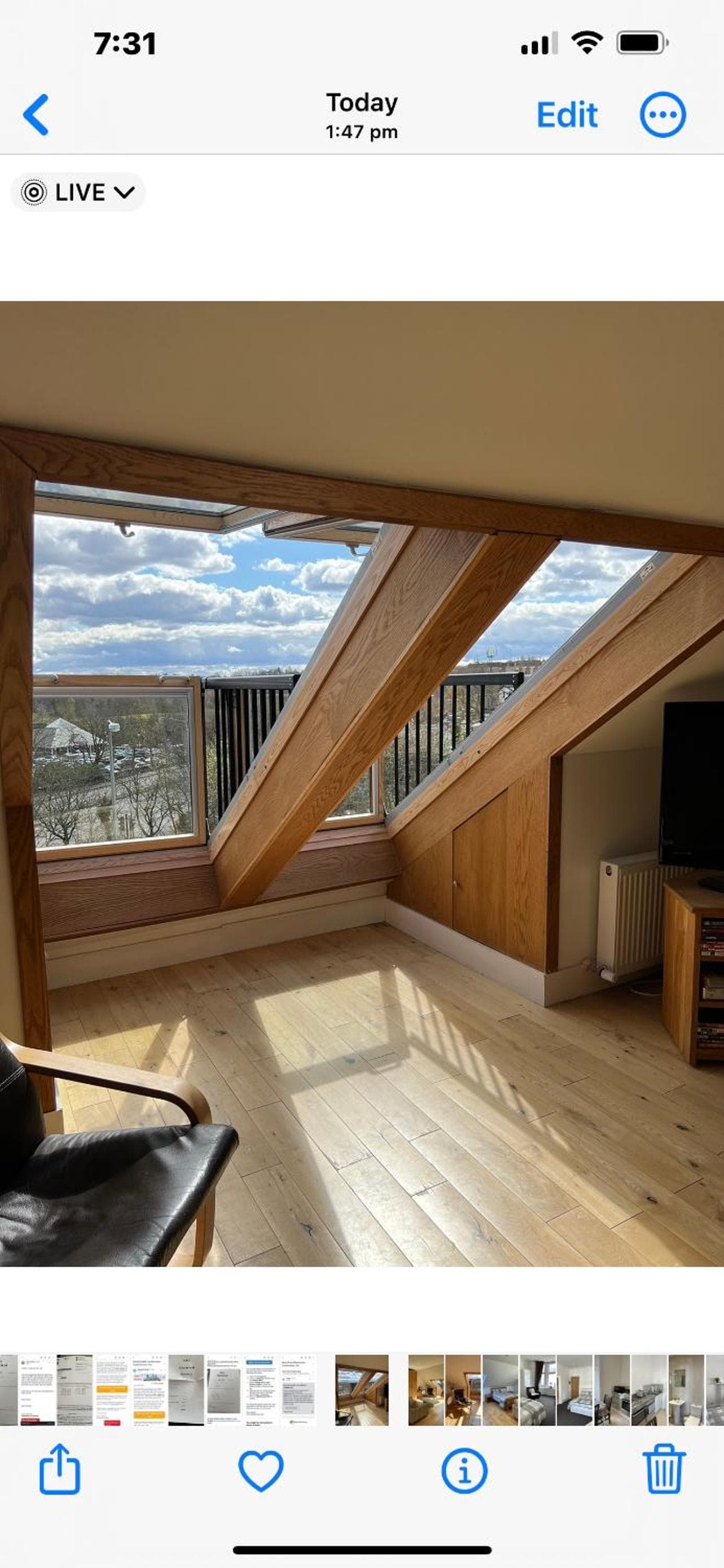 Balance & terrace at West Highland Way Rooms ED30002F