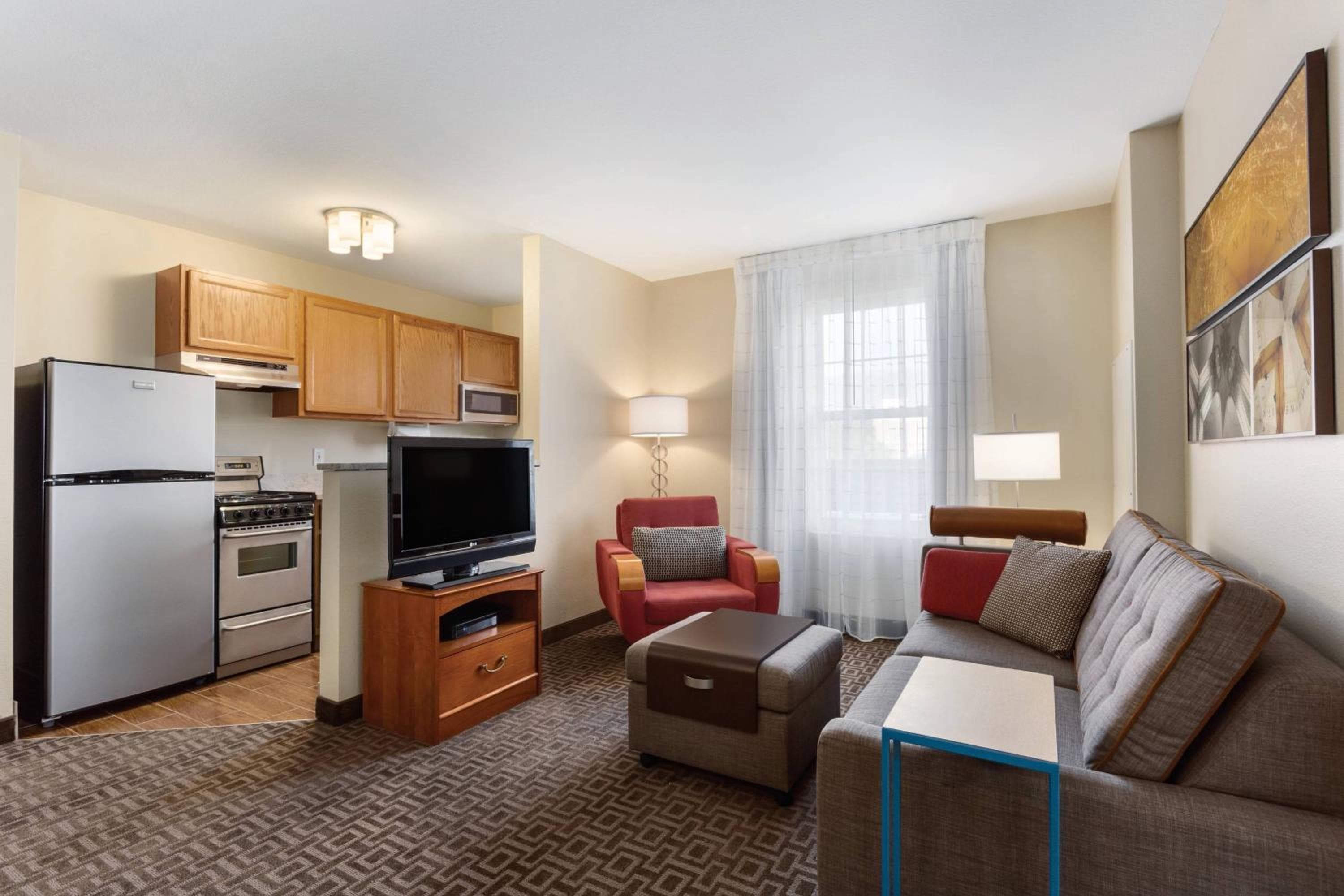Hotel room at TownePlace Suites Salt Lake City Layton