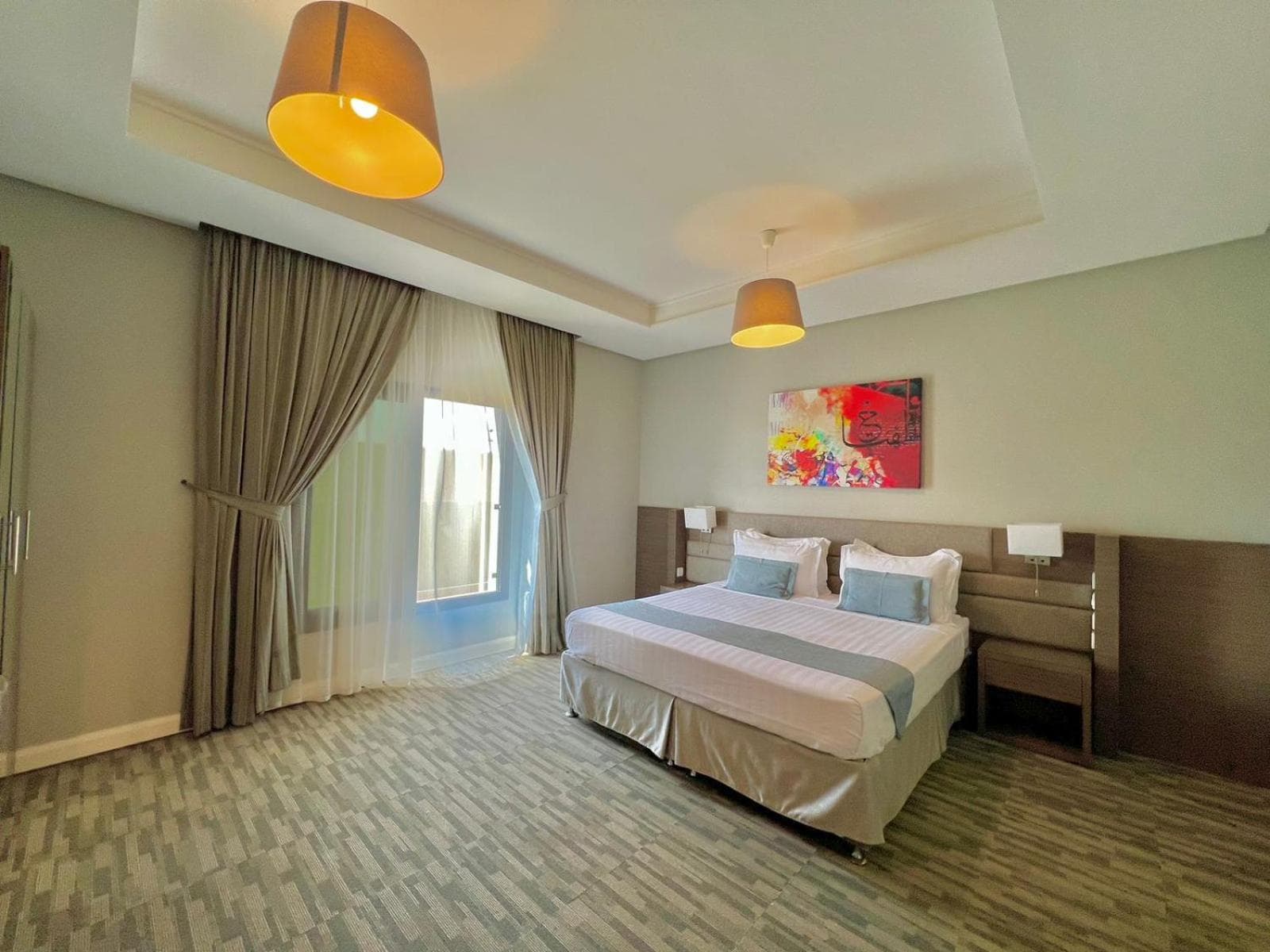 Hotel room at Loren Served Apartments Al corniche - Economic