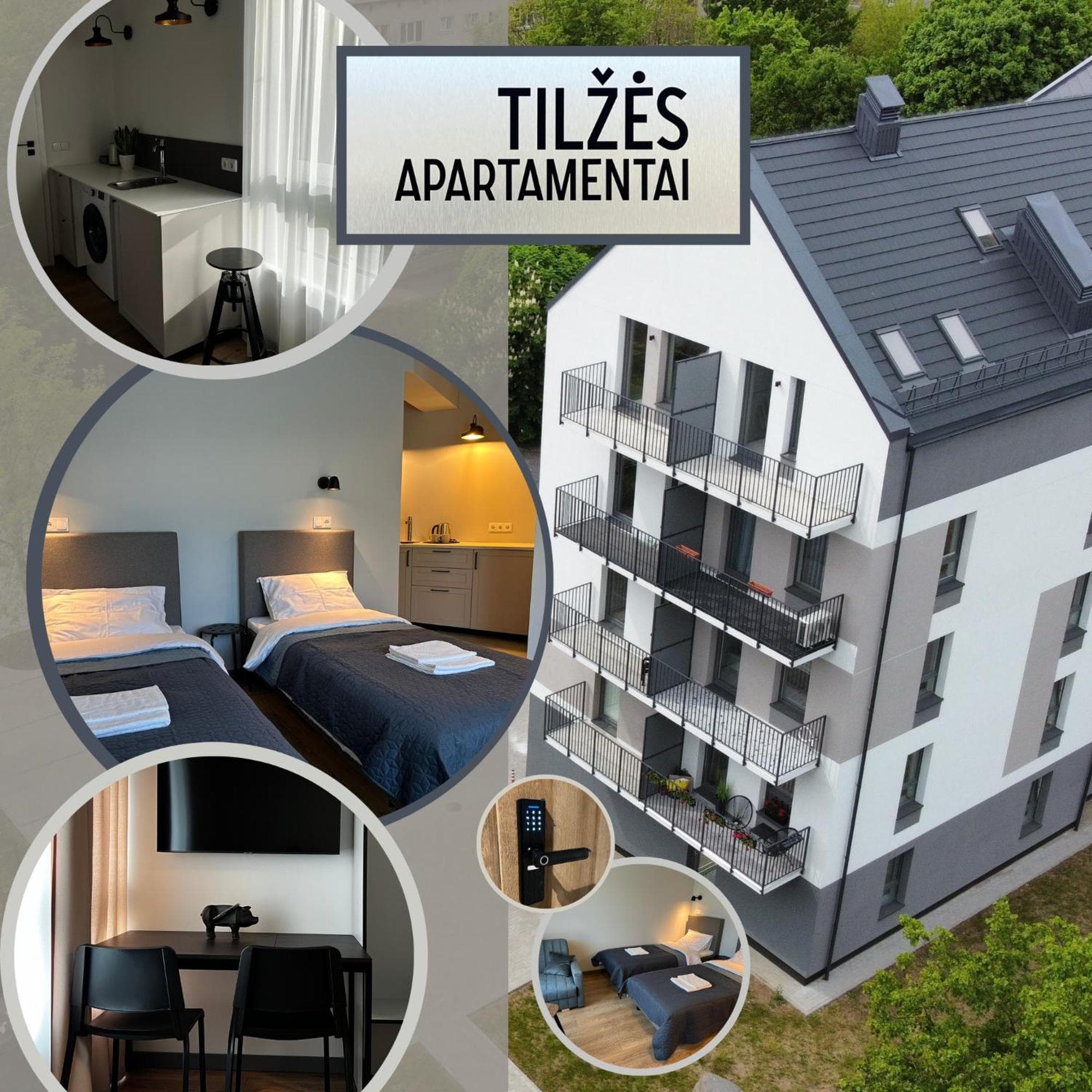 Tilzes Studio apartaments, Self check-in, Free parking, Comfort, Klaipėda