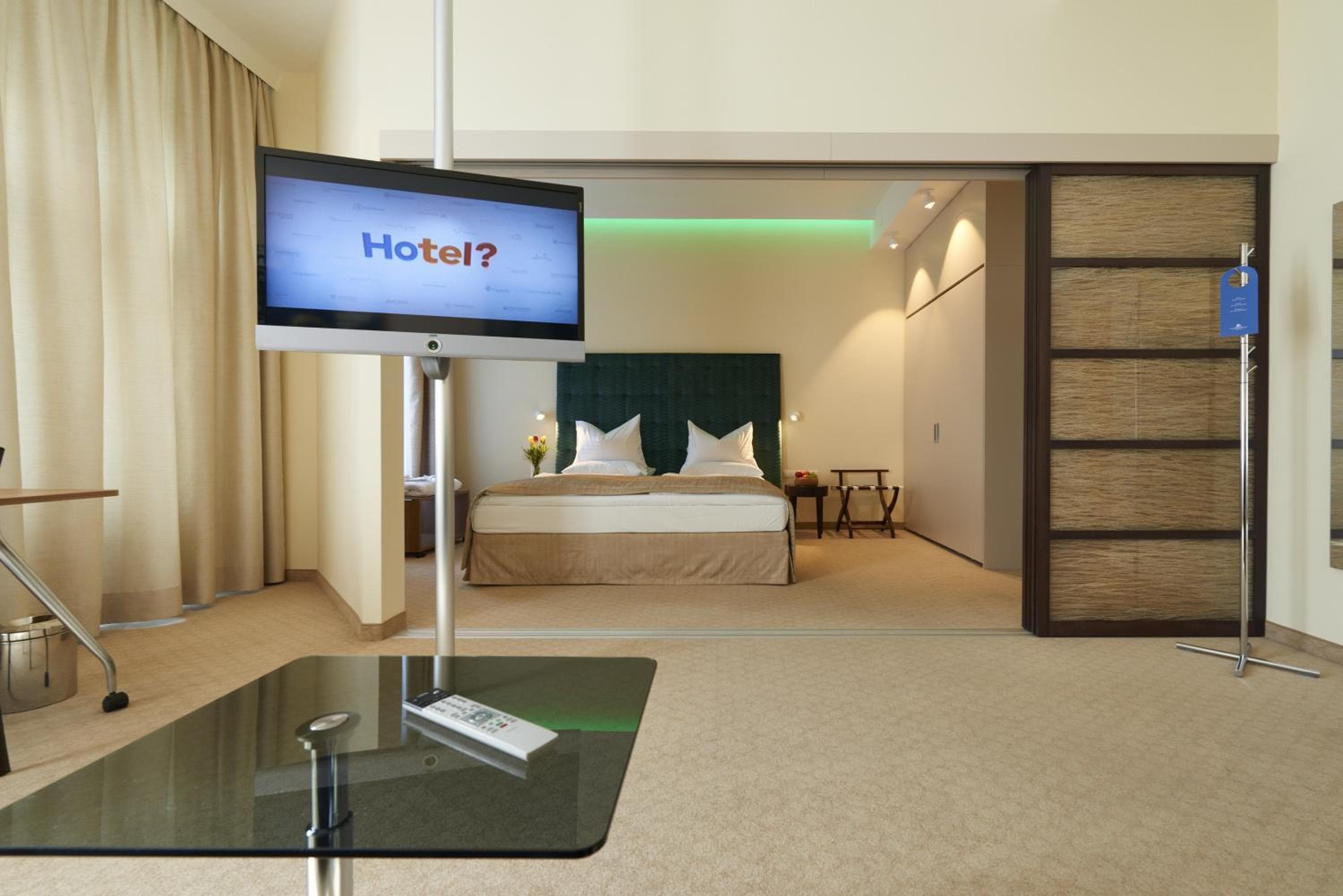 Hotel room at HiLight Suites Hotel